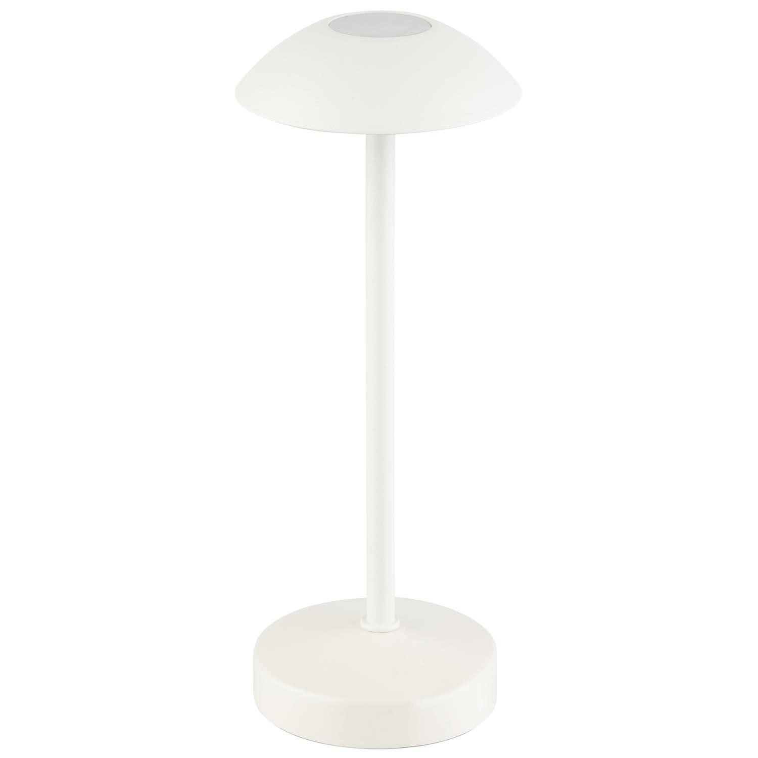 Tischleuchte ALVA, Metall, Farbe: whisper white, 1x LED 1,0 W / 100 lm, dimmbar in 3 Stufen, D: 8 cm, H: 20 cm