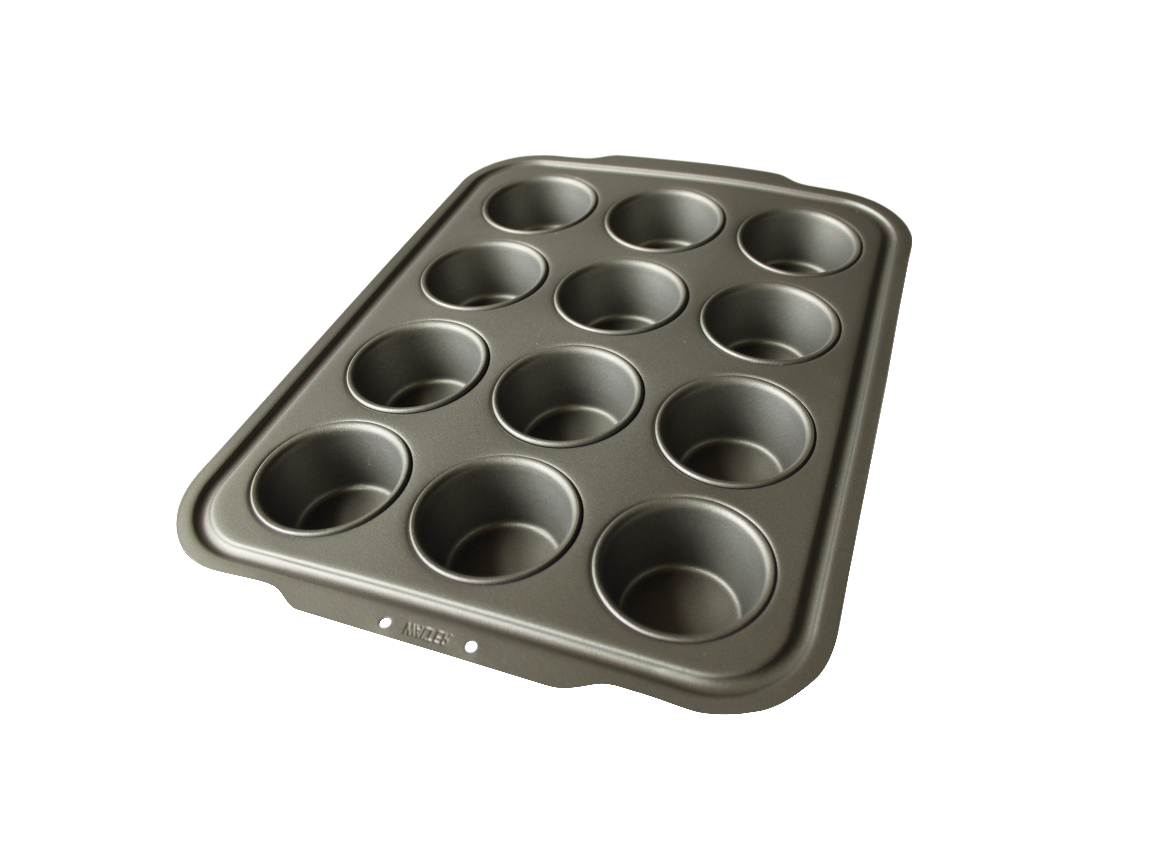 12-Muffin-Form 6,2 x 3 cm/ 0,09 ltr., antihaft, 37 x 24,2 x 3 cm