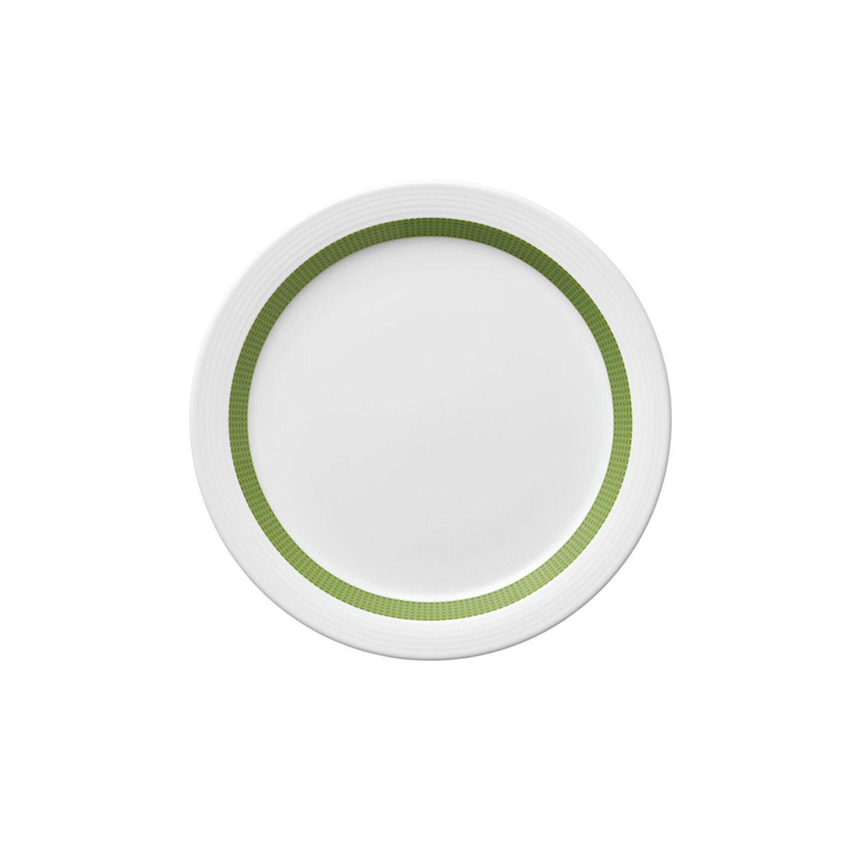 Bauscher Care, Invita Colors : 425314 Punkte Apfelgruen - Teller flach Fahne, 20 cm