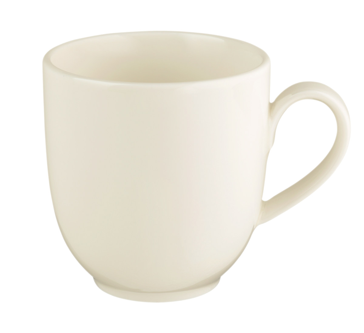 Seltmann Weiden, Maxim - Becher m. Hkl., Tulpe, creme, uni, 0,28 ltr.