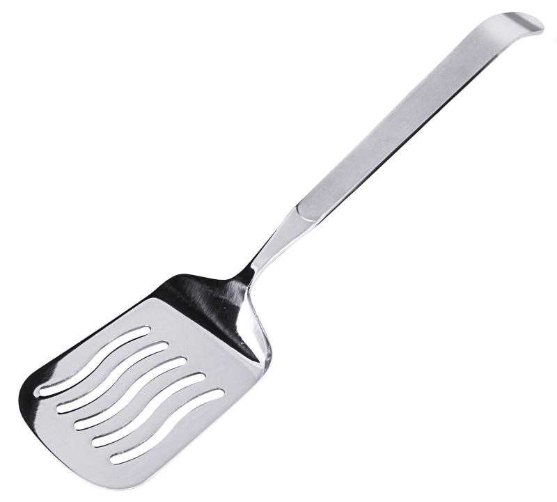 Pfannenwender, Buffet One, EdSt., 10,5 x 7,5 cm, L: 31,5 cm