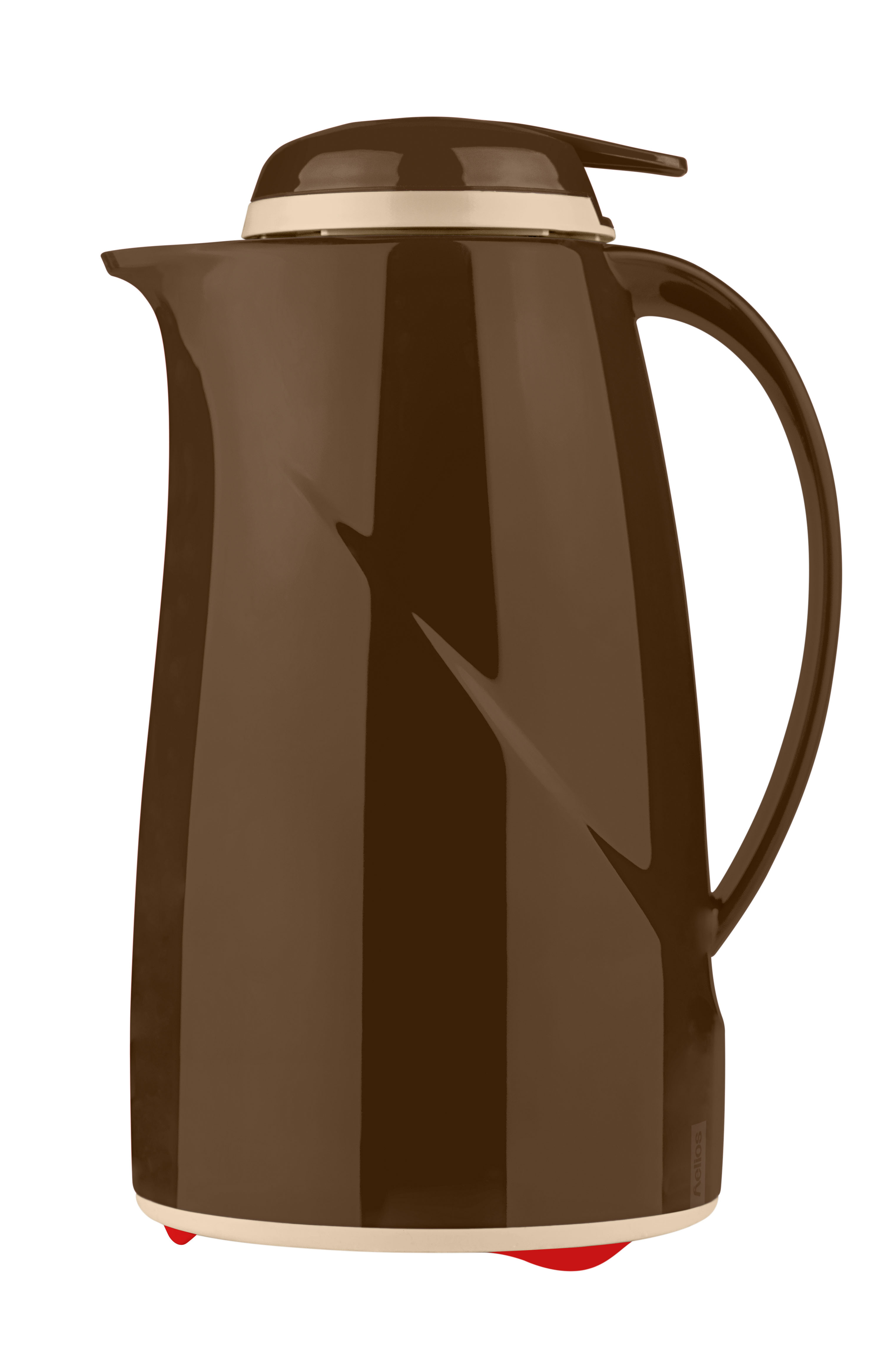 Isolierkanne Helios Wave Push, Inhalt: 1,0 ltr., Farbe: cappuccino