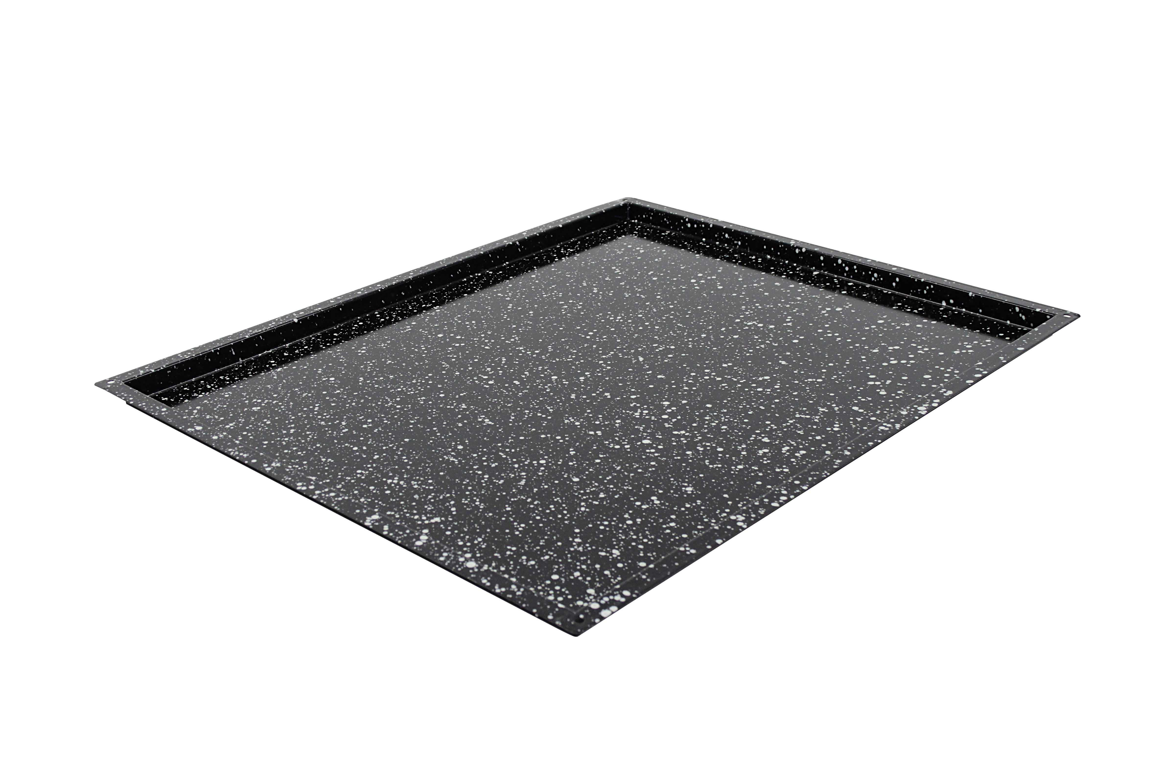 Back-, Konvektomatenblech, Stahlblech, Granit-Emaille, GN 2/1, 530 x 650 x 20 mm