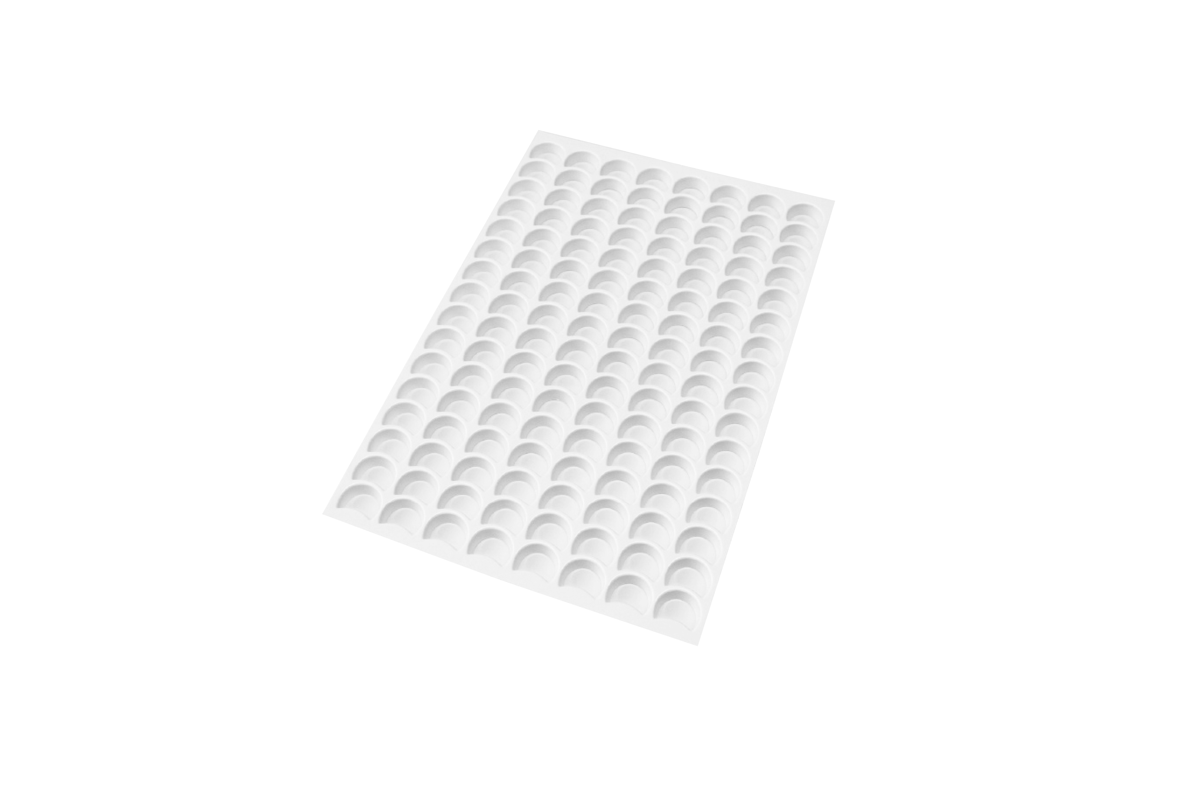 Ausstechmatte aus Kunststoff Halbmond, No. 7a, D: 35 mm