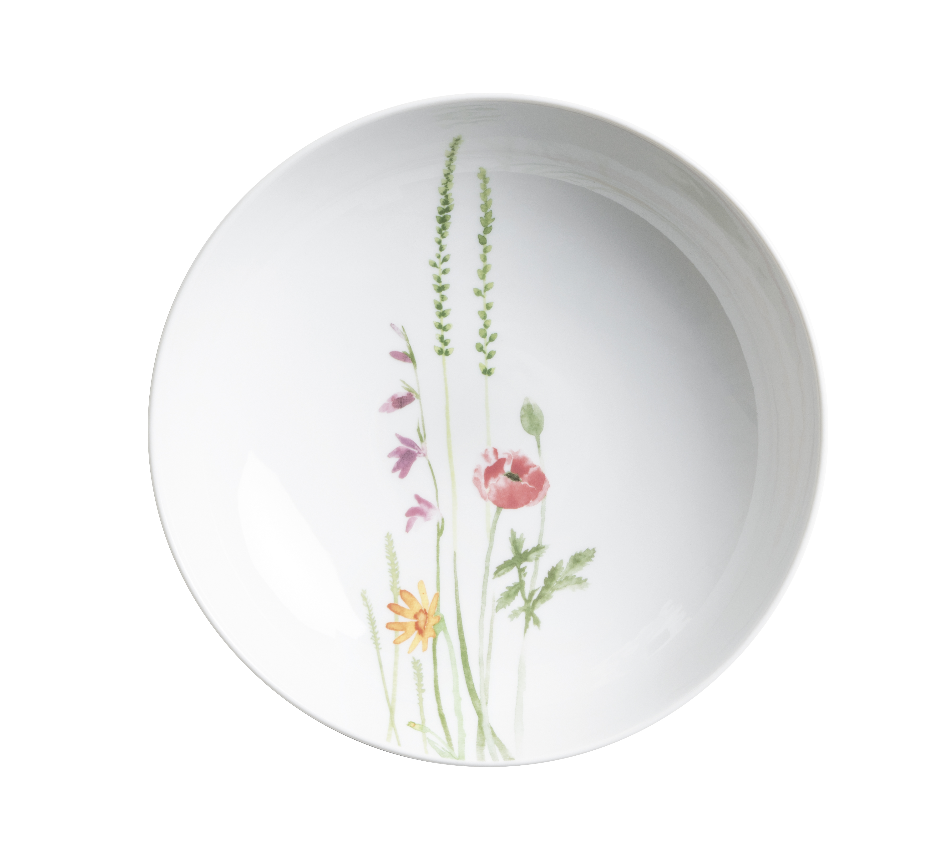 Kahla, Five Senses : Wildblume - Suppenteller, rot-gelb, 21 cm