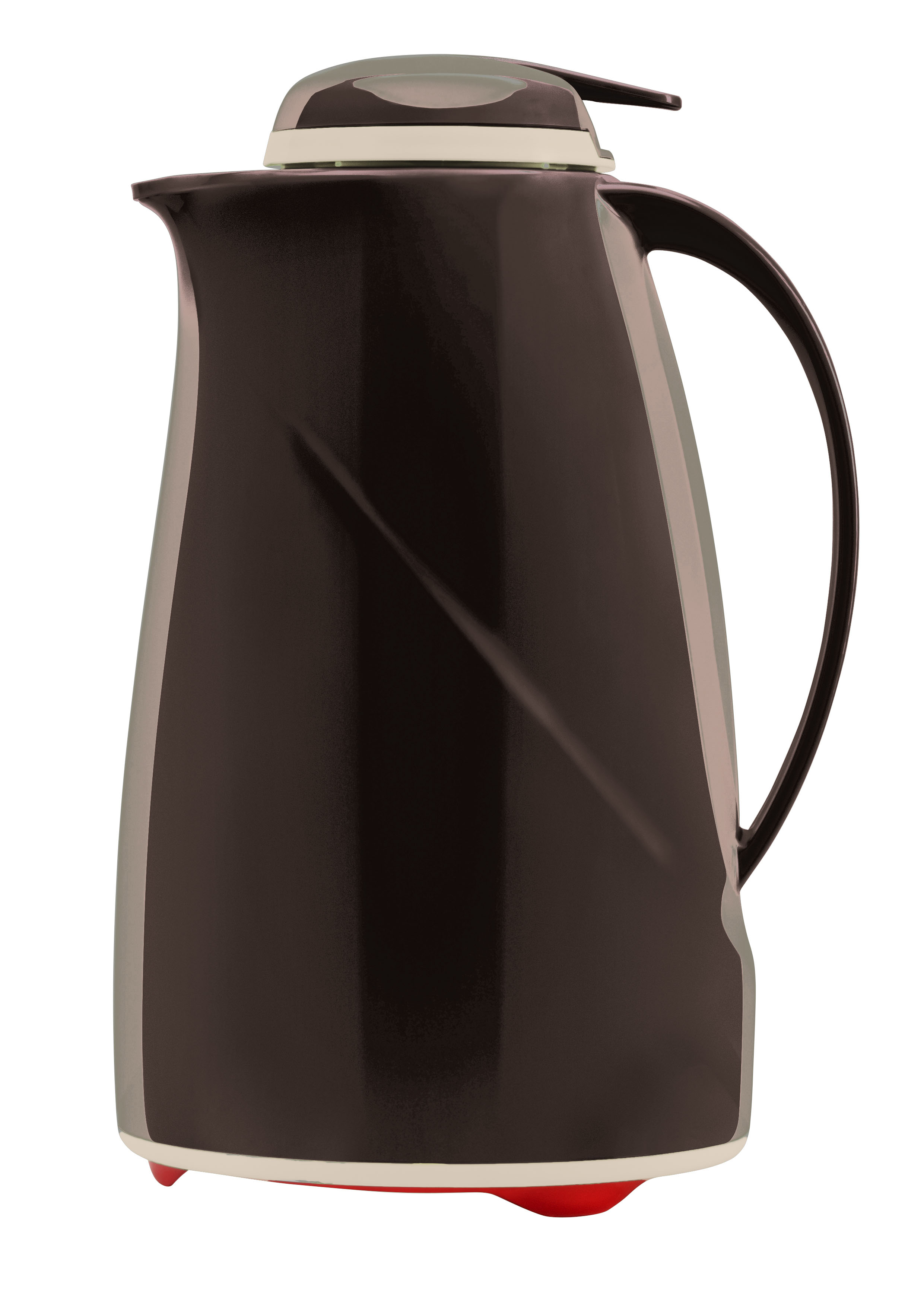 Isolierkanne Helios Wave Push Maxi, Inhalt: 1,5 ltr., Farbe: cappuccino