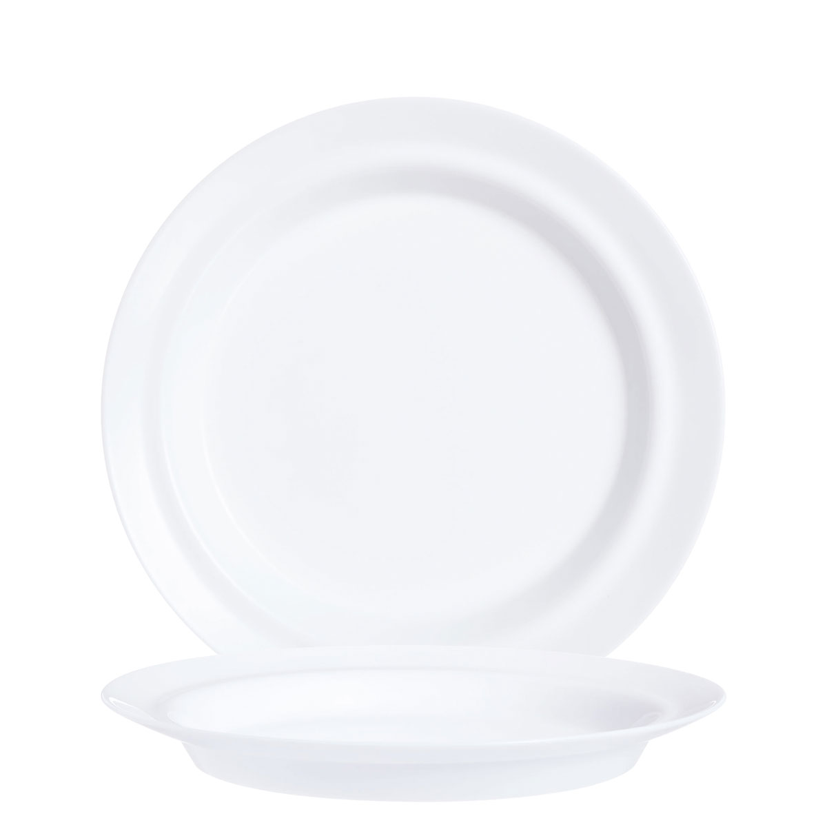 Arcoroc, Autonomy : White - Teller flach, 23 cm