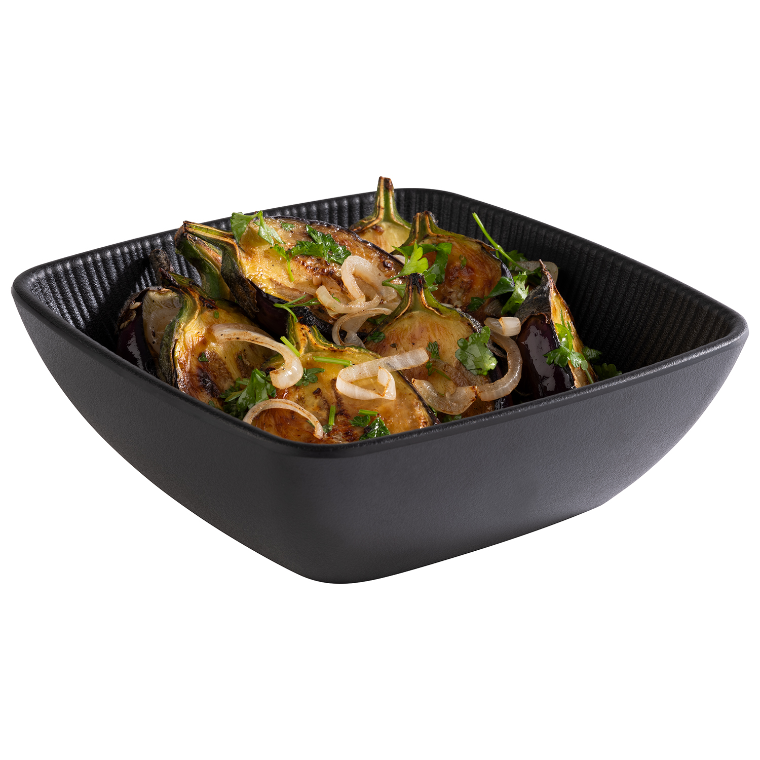 Schale NERO, Melamin, 16,5 x 16,5 x 5,5 cm, I: 0,6 ltr., Farbe: schwarz