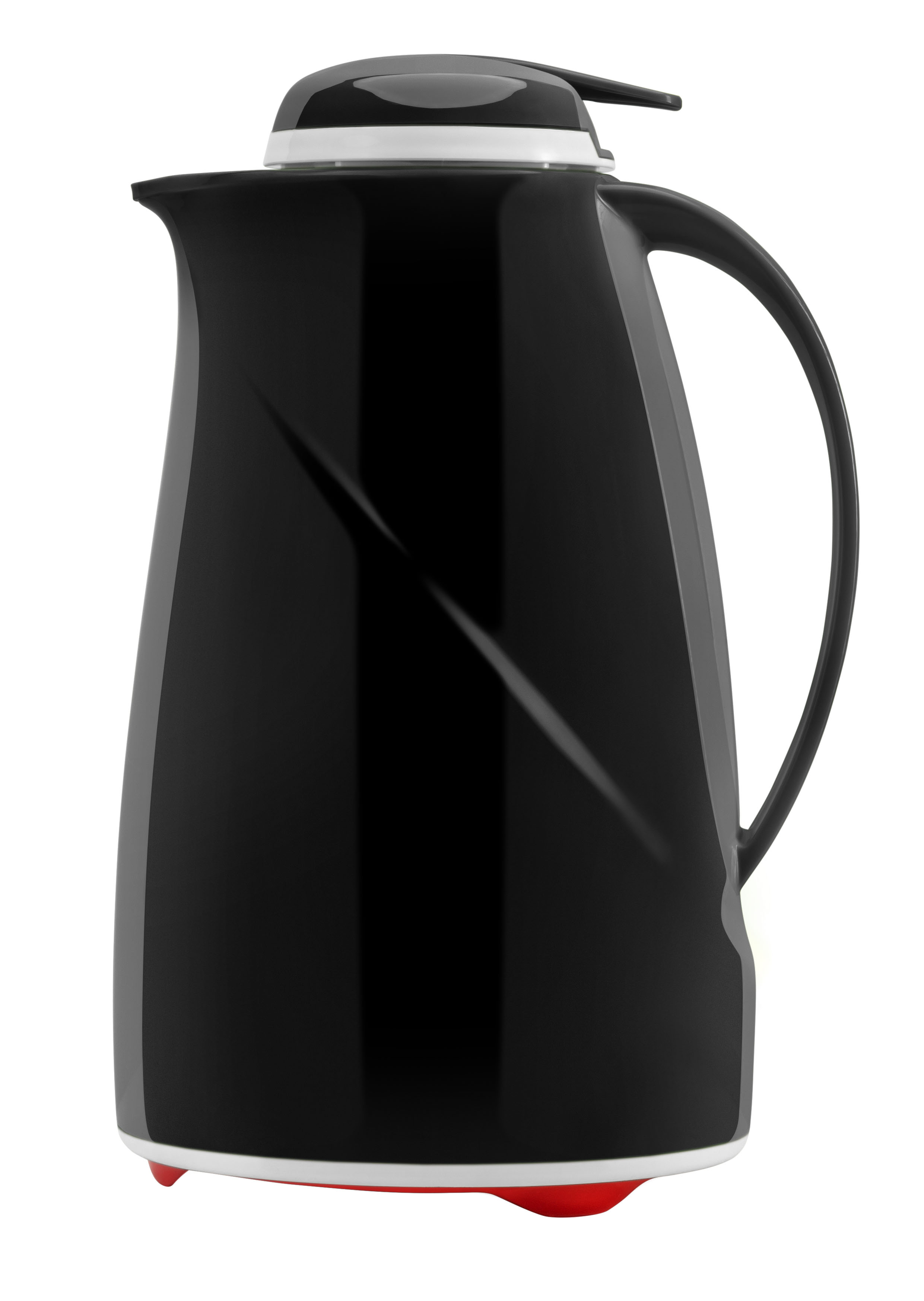 Isolierkanne Helios Wave Push Mini, Inhalt: 0,6 ltr., Farbe: schwarz