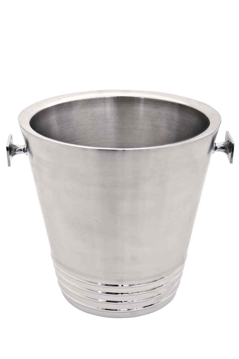 Flaschenkühler, Bormio, doppelwandig, Edelstahl, 23 x 23,1 x 24 cm