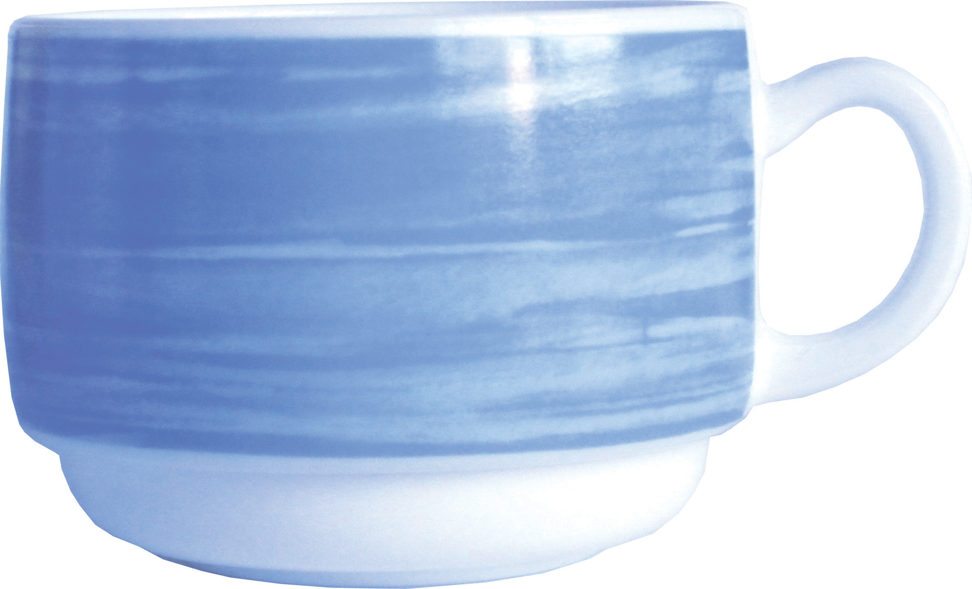 Arcoroc, Brush Blau - Kaffee-Obere, 0,19 ltr.