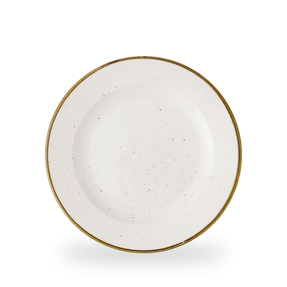 Churchill, Stonecast Profile : Barley White - Teller flach Fahne, 27,6 cm