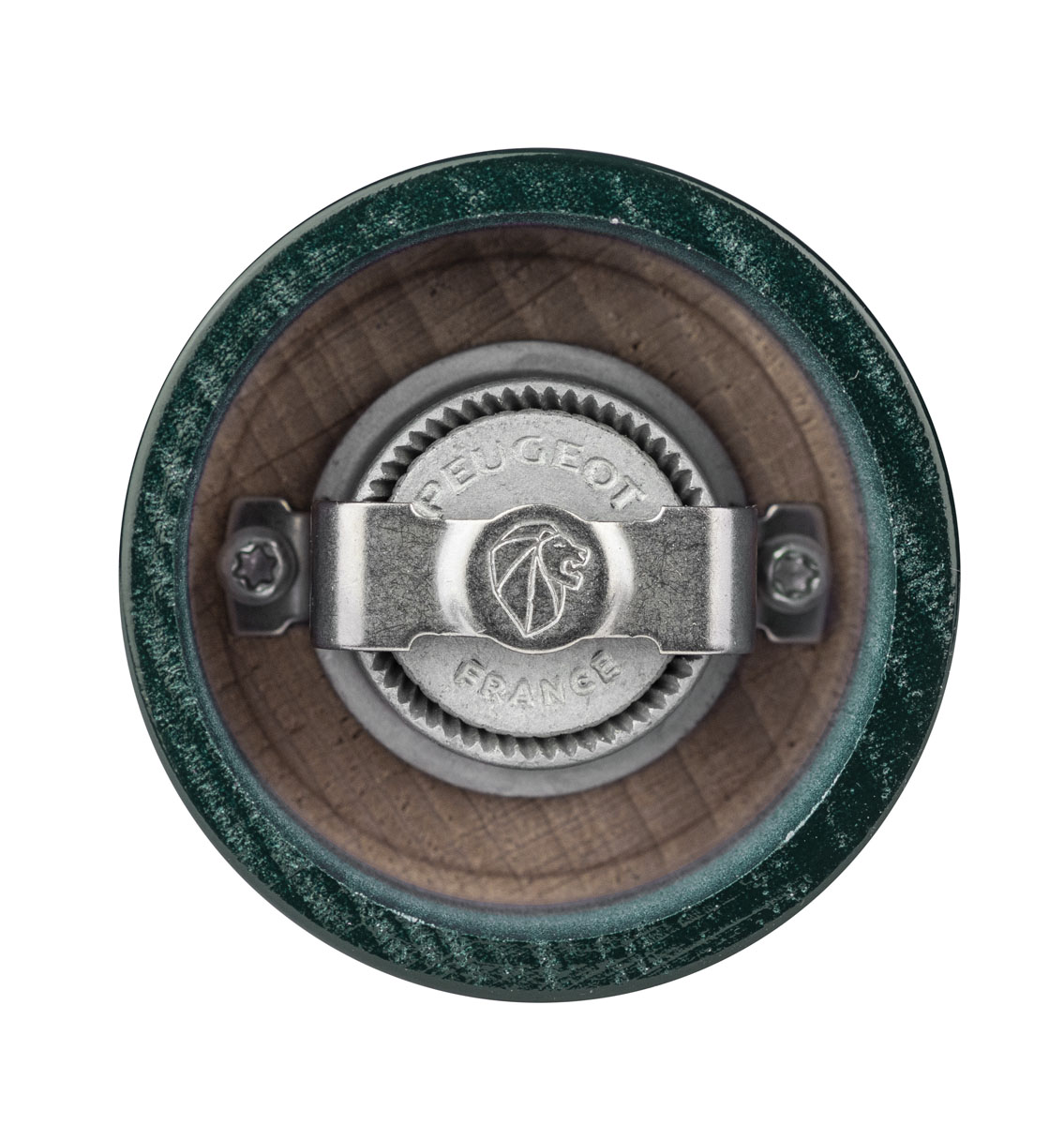 Peugeot : Bistrorama - Pfeffermühle, manuelle Holz-Mühle, Größe: 10 cm, Farbe: waldgrün