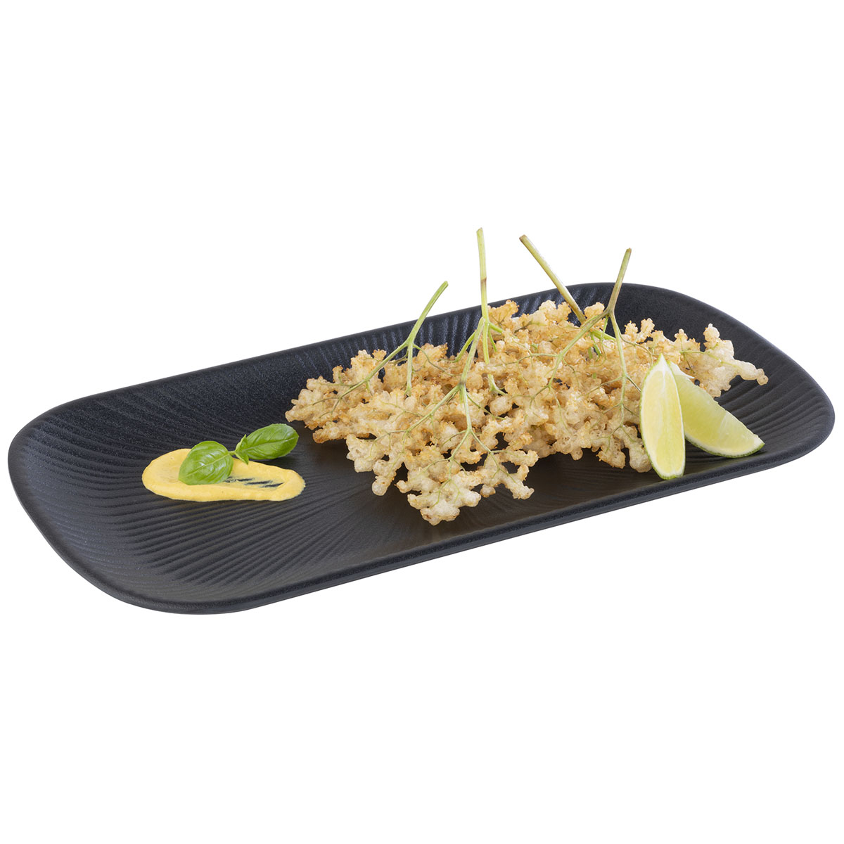 GN 1/3 Tablett NERO, Melamin, 32,5 x 17,6 cm, H: 2,5 cm, Fb. schwarz