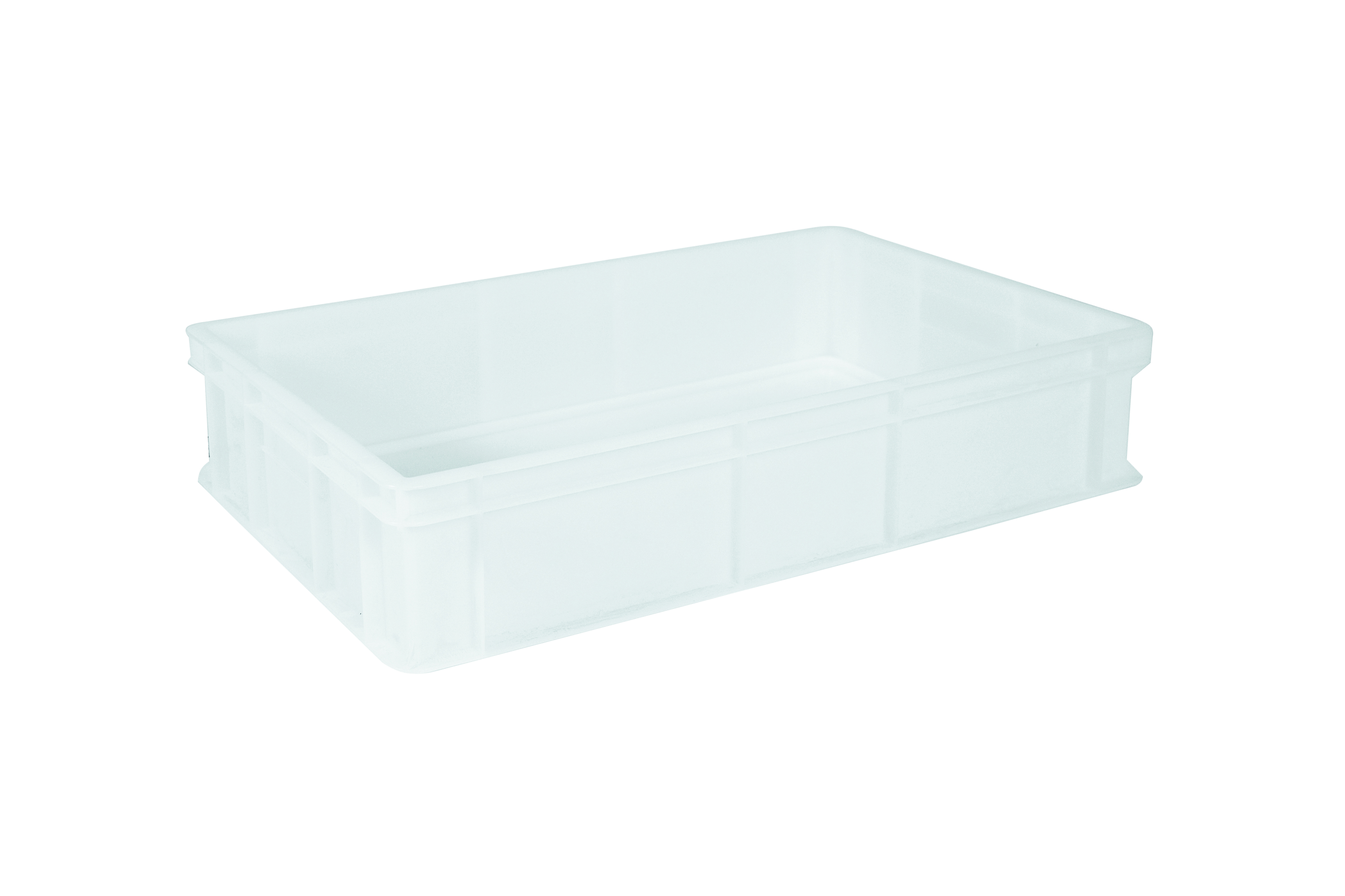 Pizzaballenbox rechteckig, ohne Deckel, PE weiss, 600 x 400 x 130 mm, Inhalt: 24 ltr.