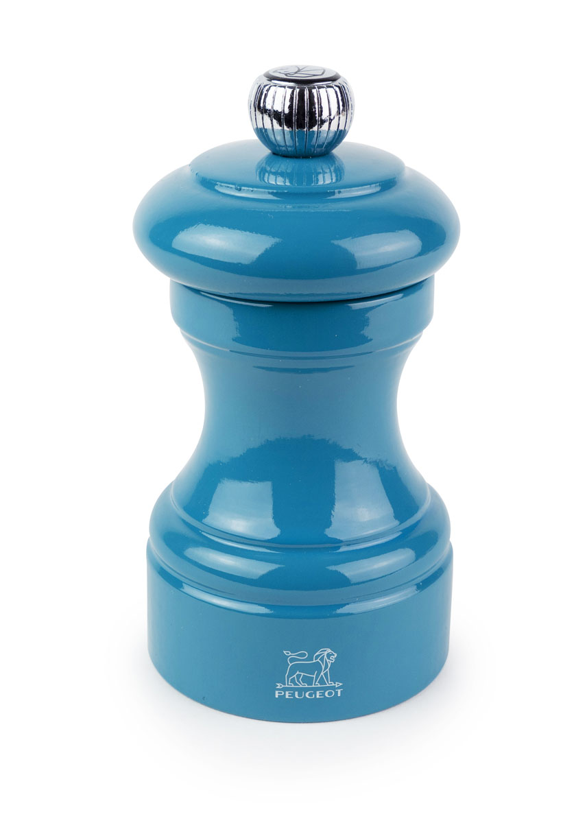 Peugeot : Bistrorama - Pfeffermühle, manuelle Holz-Mühle, Größe: 10 cm, Farbe: pazifikblau