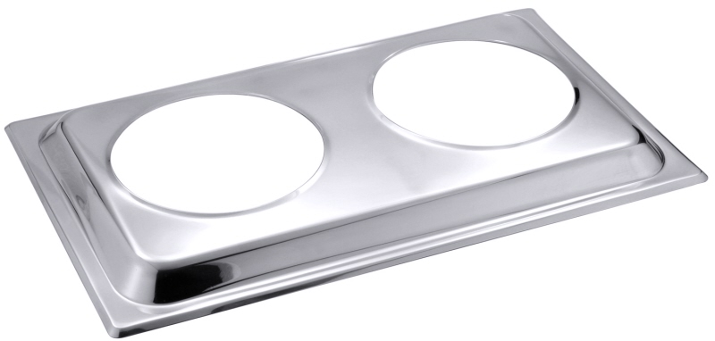 Einsatzplatte zu Suppenstation für Chafing Dish 7087, GN 1/1, Edelstahl, D: 18 cm