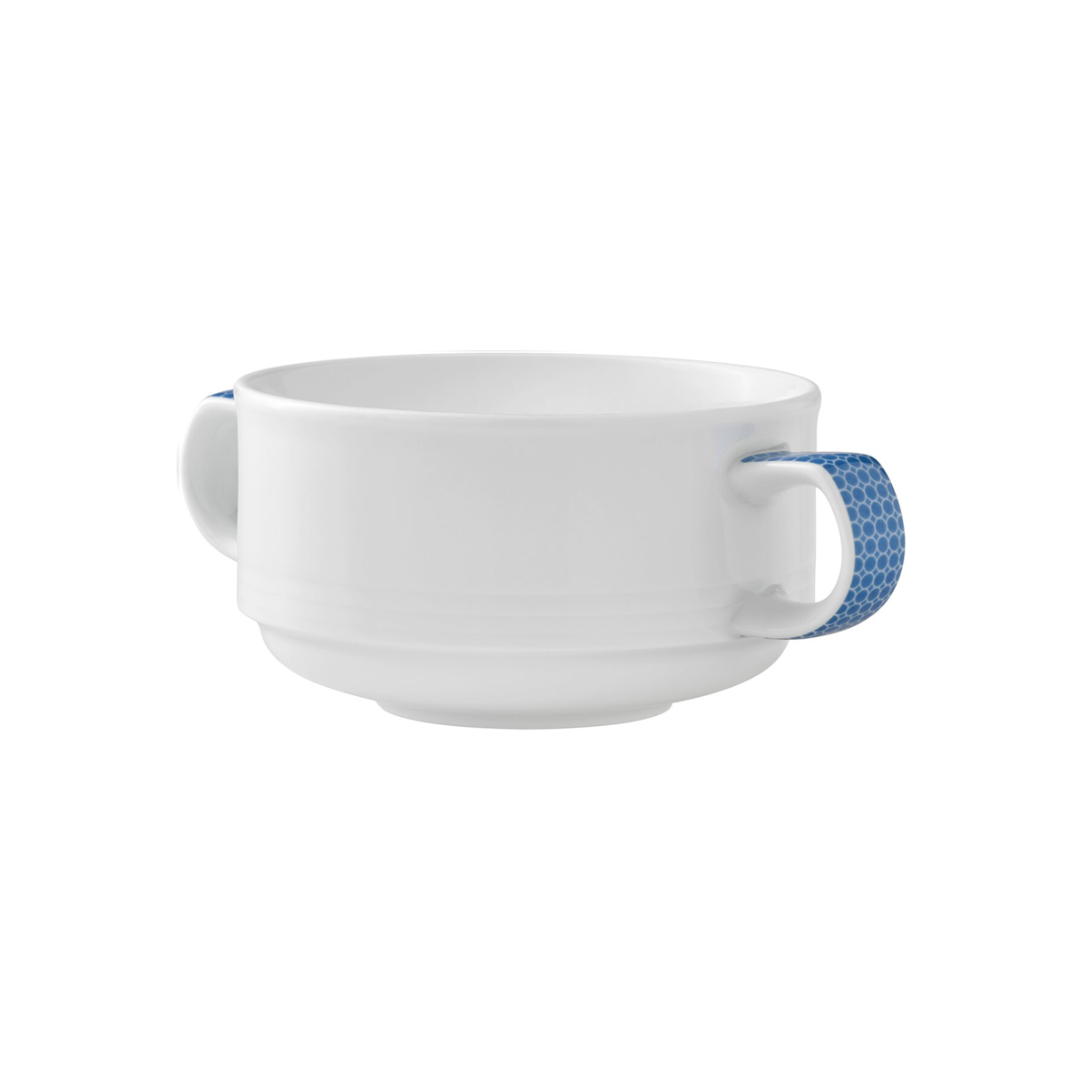 Bauscher Care, Invita Colors : 490071 Punkte Wasserblau - Suppen-Obere stpb., 0,27 ltr.