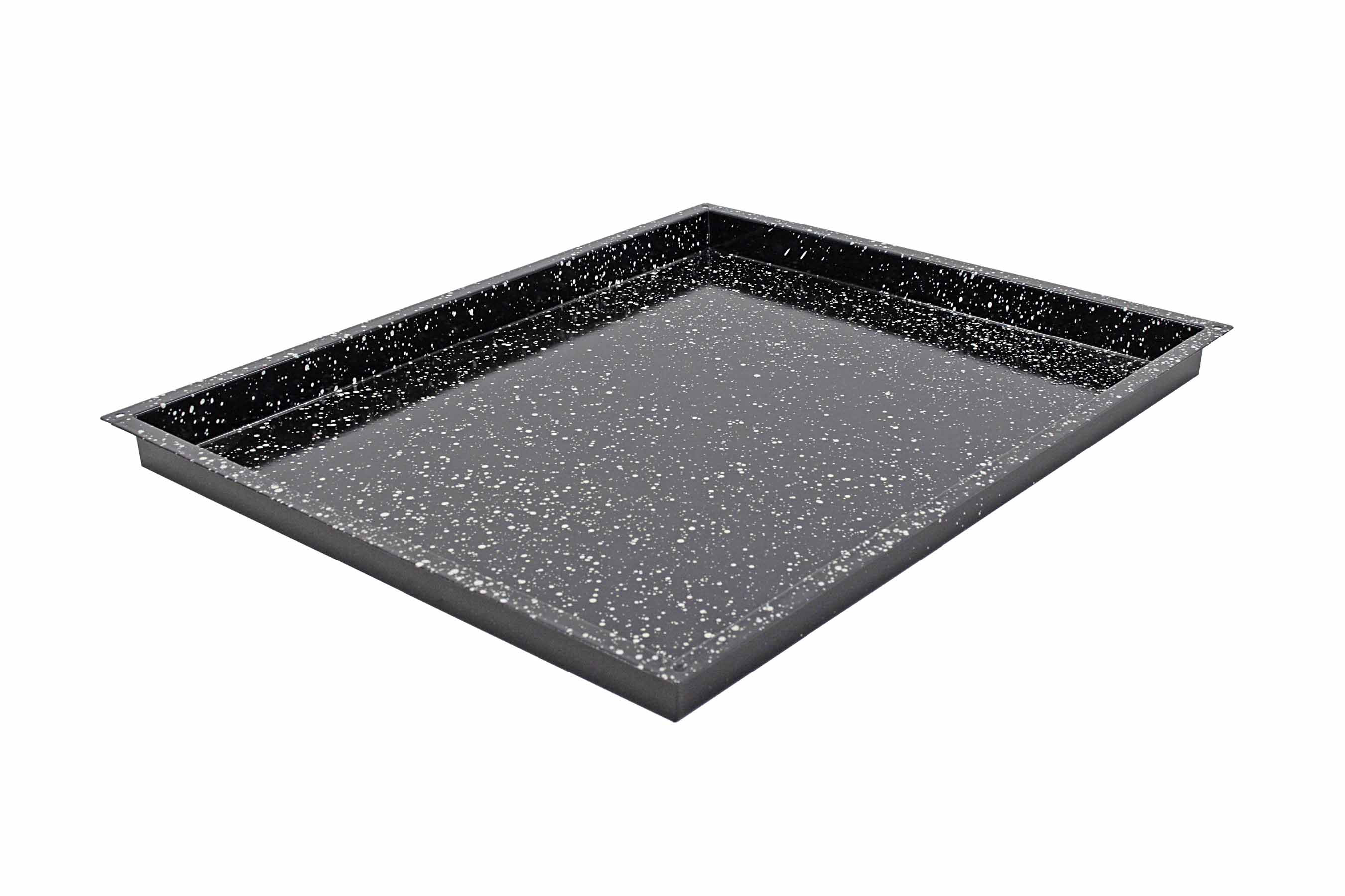 Back-, Konvektomatenblech, Stahlblech, Granit-Emaille, GN 2/1, 530 x 650 x 40 mm