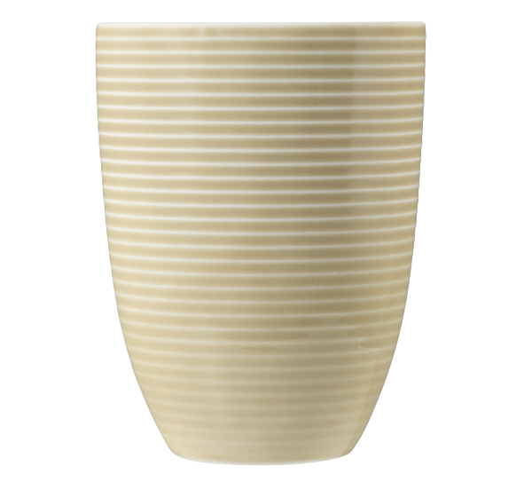 Seltmann Weiden, Beat : Sandbeige - Becher m. Hkl. u. Relief, 0,35 ltr.