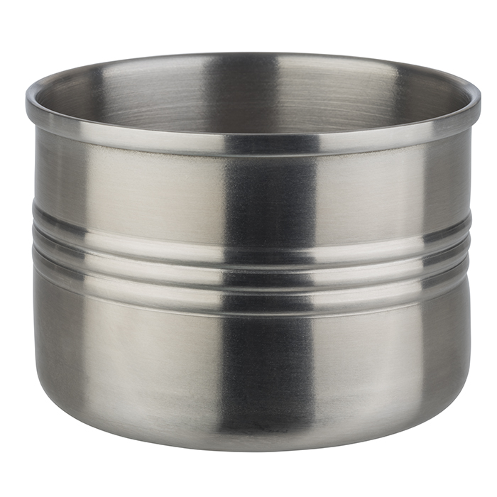 Snackcan, D: 7,5 cm, H: 5,5 cm, Edelstahl, 0,17 Liter