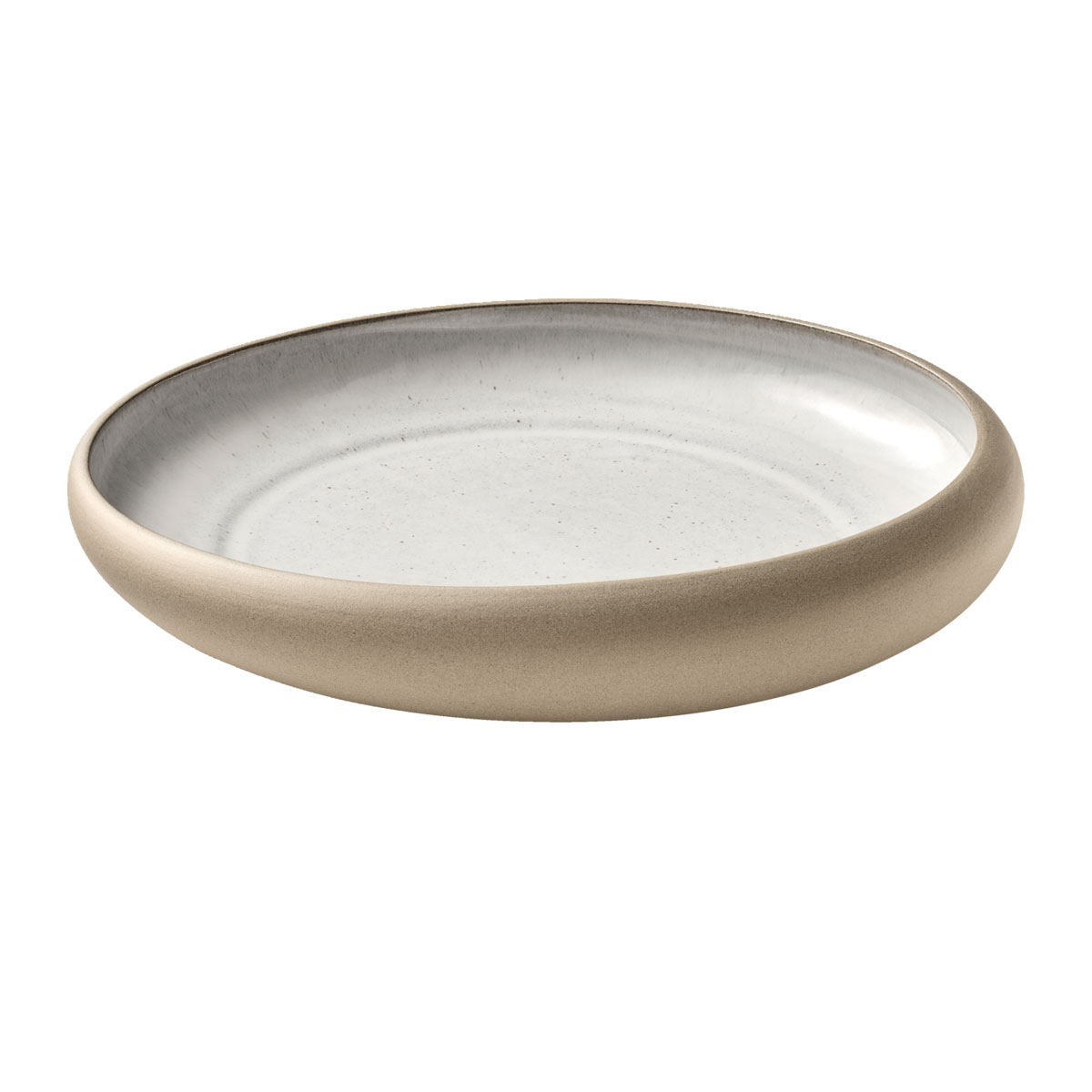 Playground, Steinzeug - EMBRACE Light : Teller halbtief rund coup, 26 cm