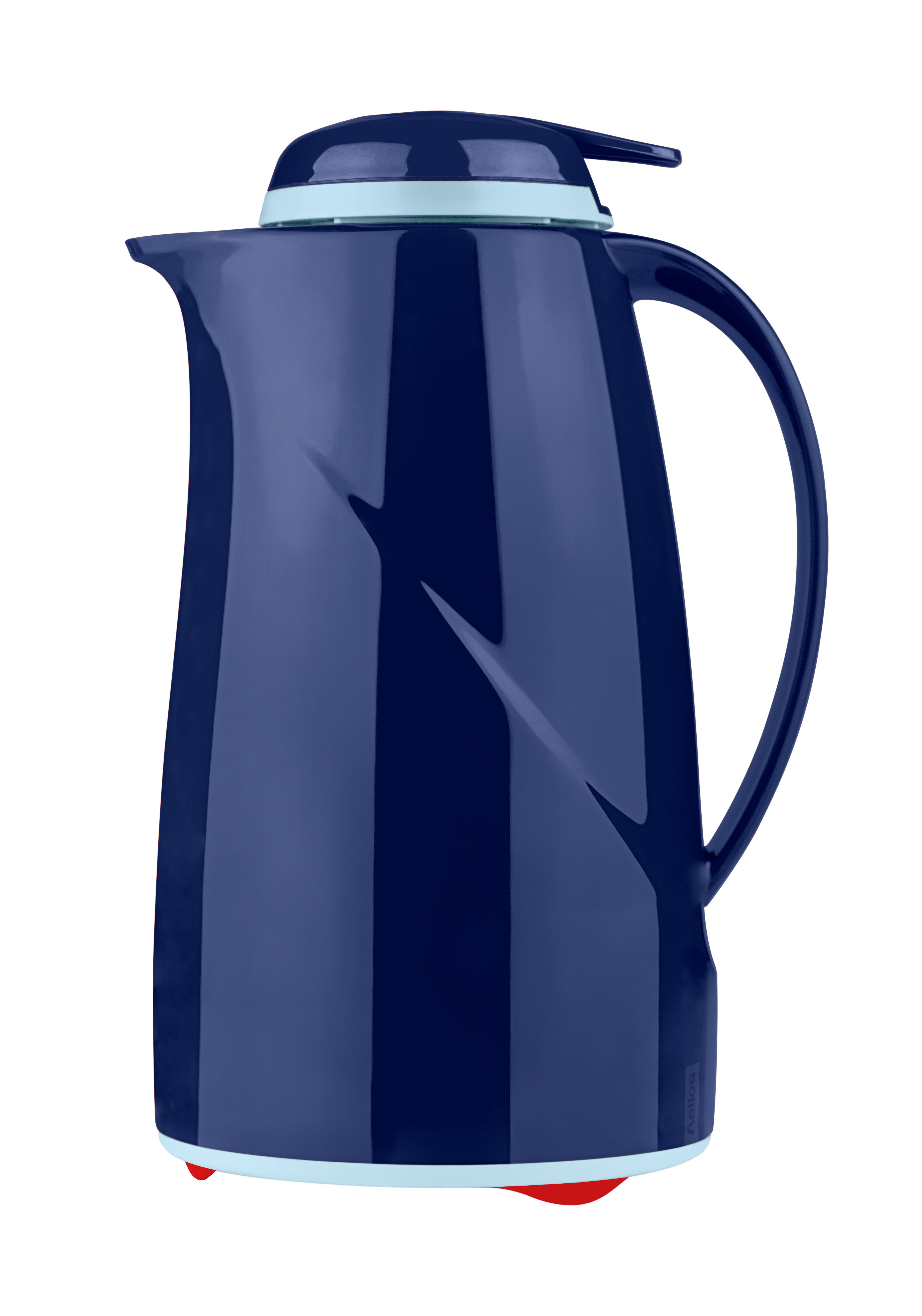 Isolierkanne Helios Wave Push, Inhalt: 1,0 ltr., Farbe: dunkelblau