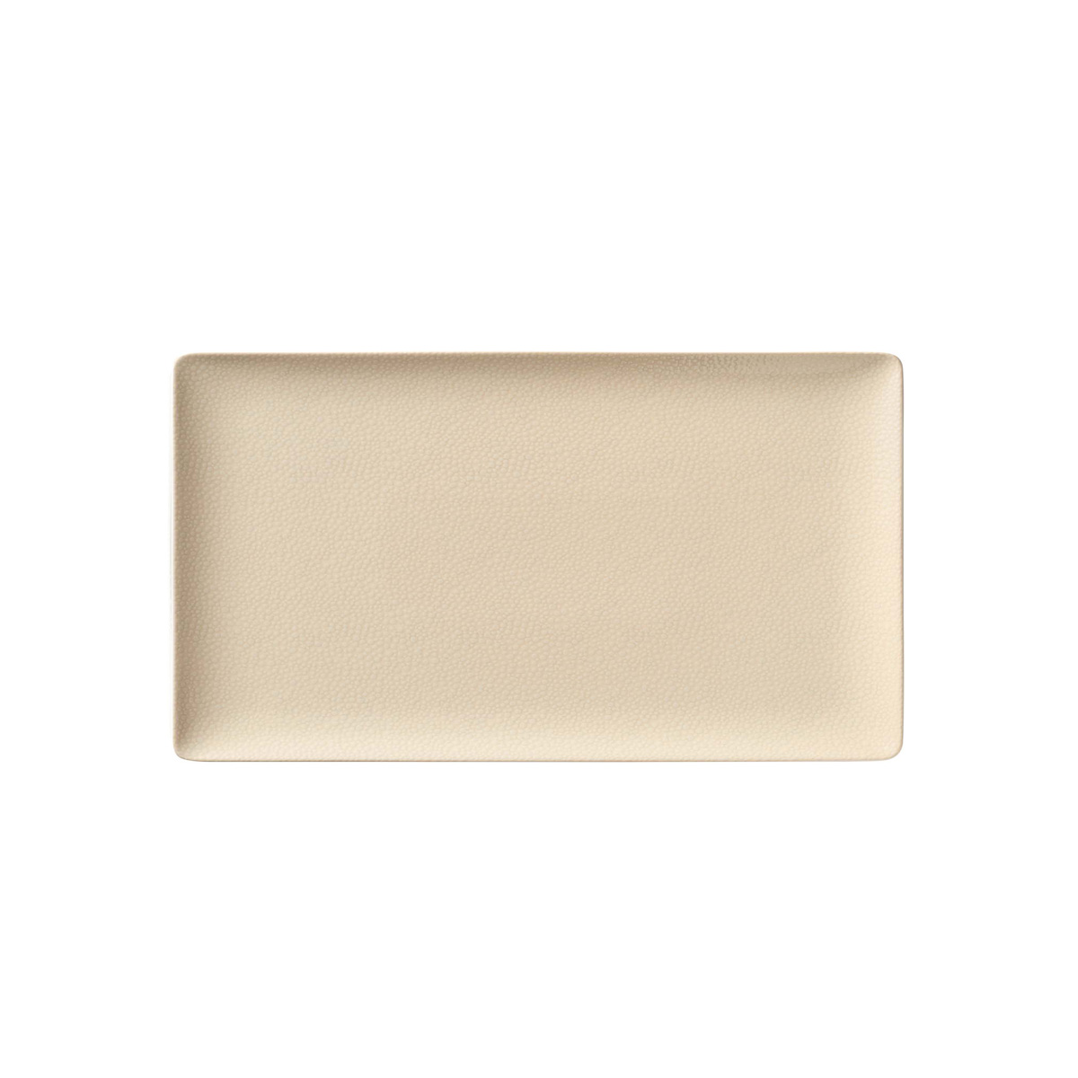 Bauscher, Purity : 425782 Pearls Champagne - Platte rechteckig Coup, bonewhite, 27 x 20 cm