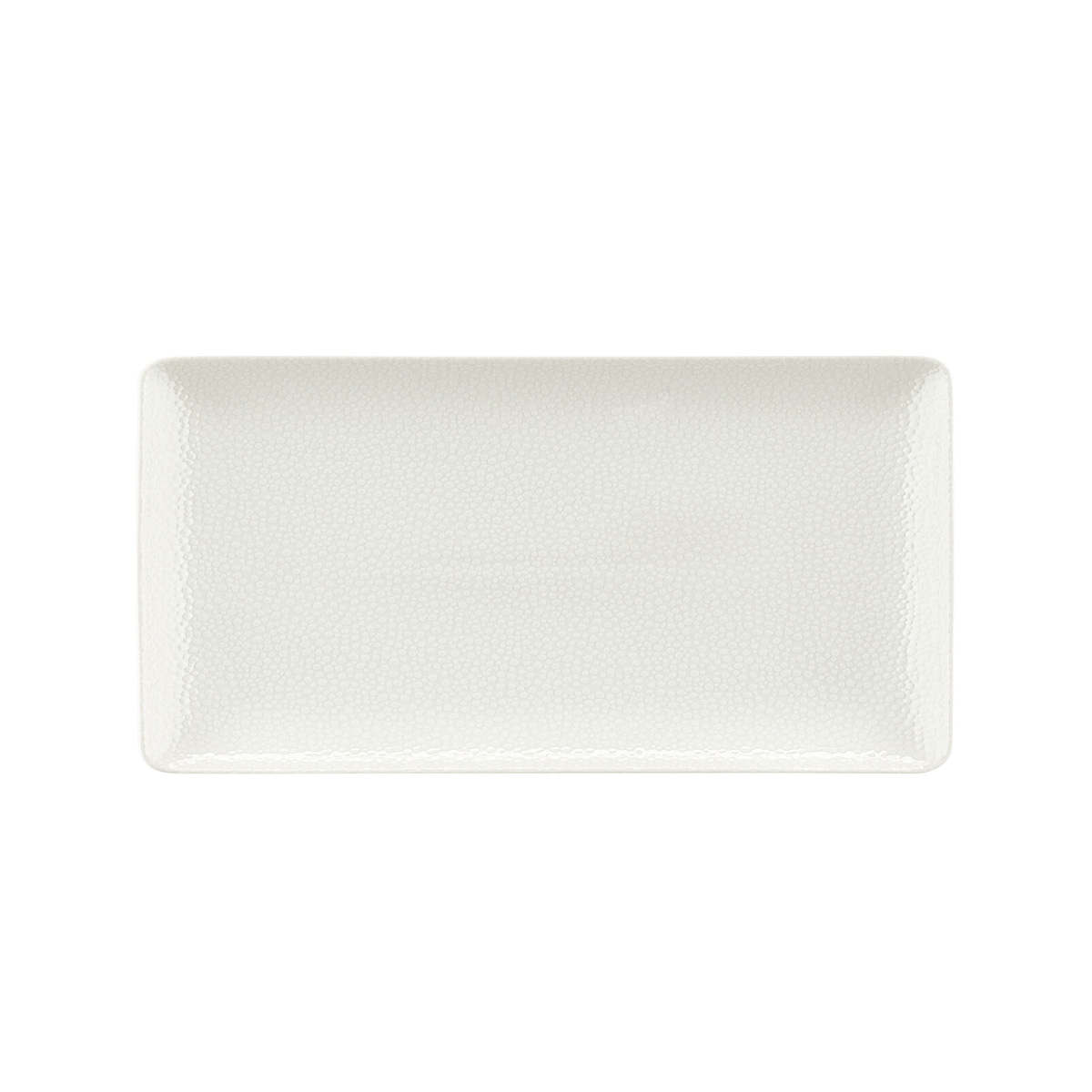 Bauscher, Purity : 425440 Pearls Light - Platte rechteckig Coup, bonewhite, 34 x 20 cm