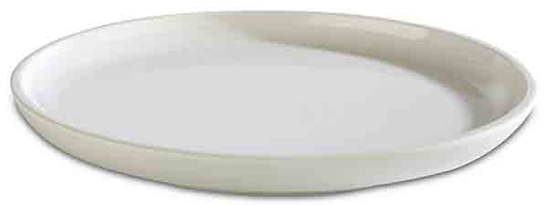 Teller ASIA PLUS D: 16 cm, H: 2 cm, Melamin, außen: weiss, matt