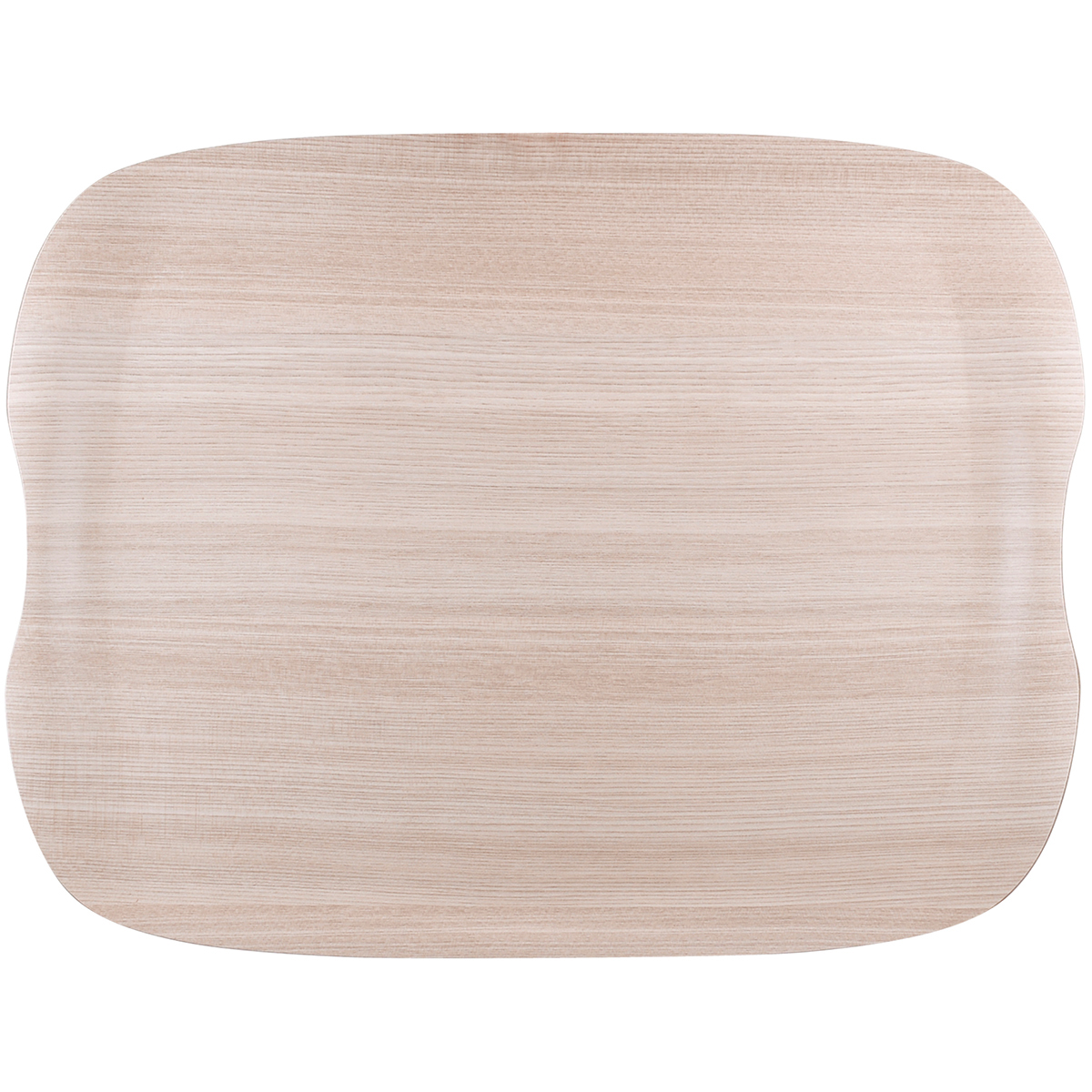 Craft Tray, Wave, Laminat, Light Wood, L: 43 cm, B: 33 cm, H: 2,5 cm