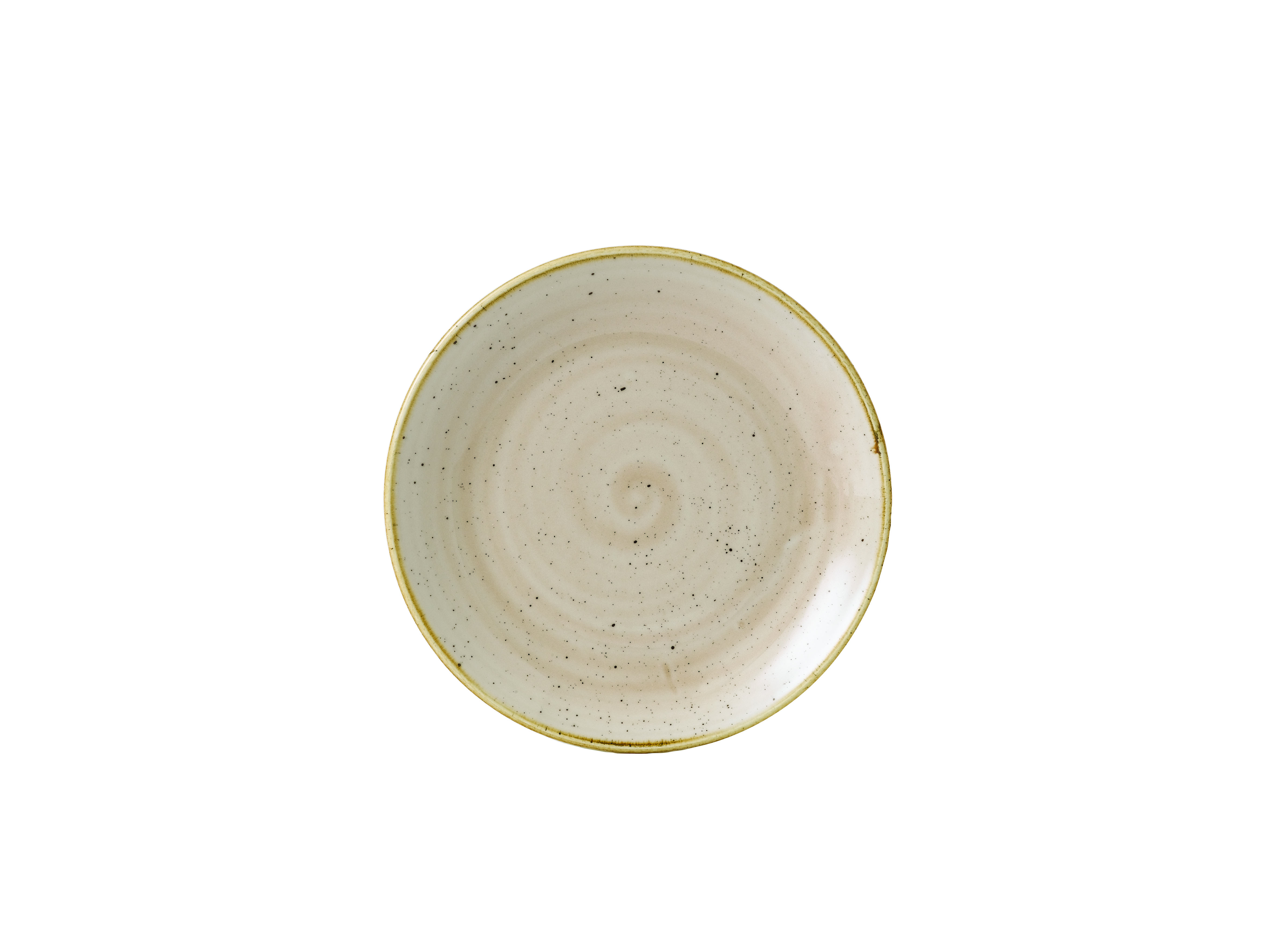 Churchill, Stonecast : Nutmeg Cream - Teller flach Coup, 16,5 cm