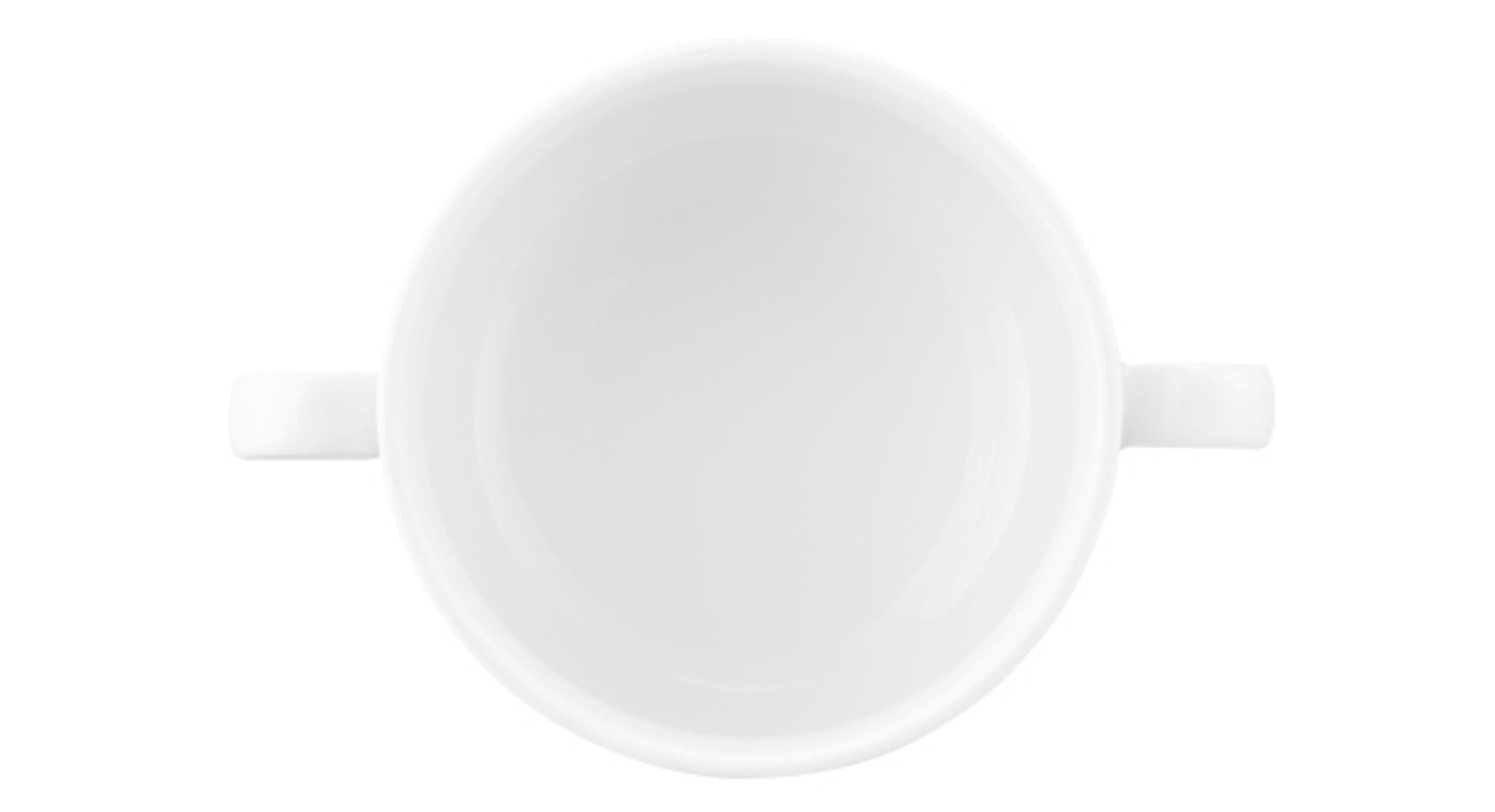 Seltmann Weiden, Sento - Suppen-Obere m. 2 Hkl., weiss, uni, 0,3 ltr.