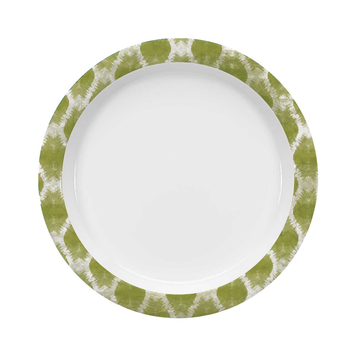 Bauscher Care, Calmera : 426386 Green - Spezialteller halbtief rund Fahne, 25 cm