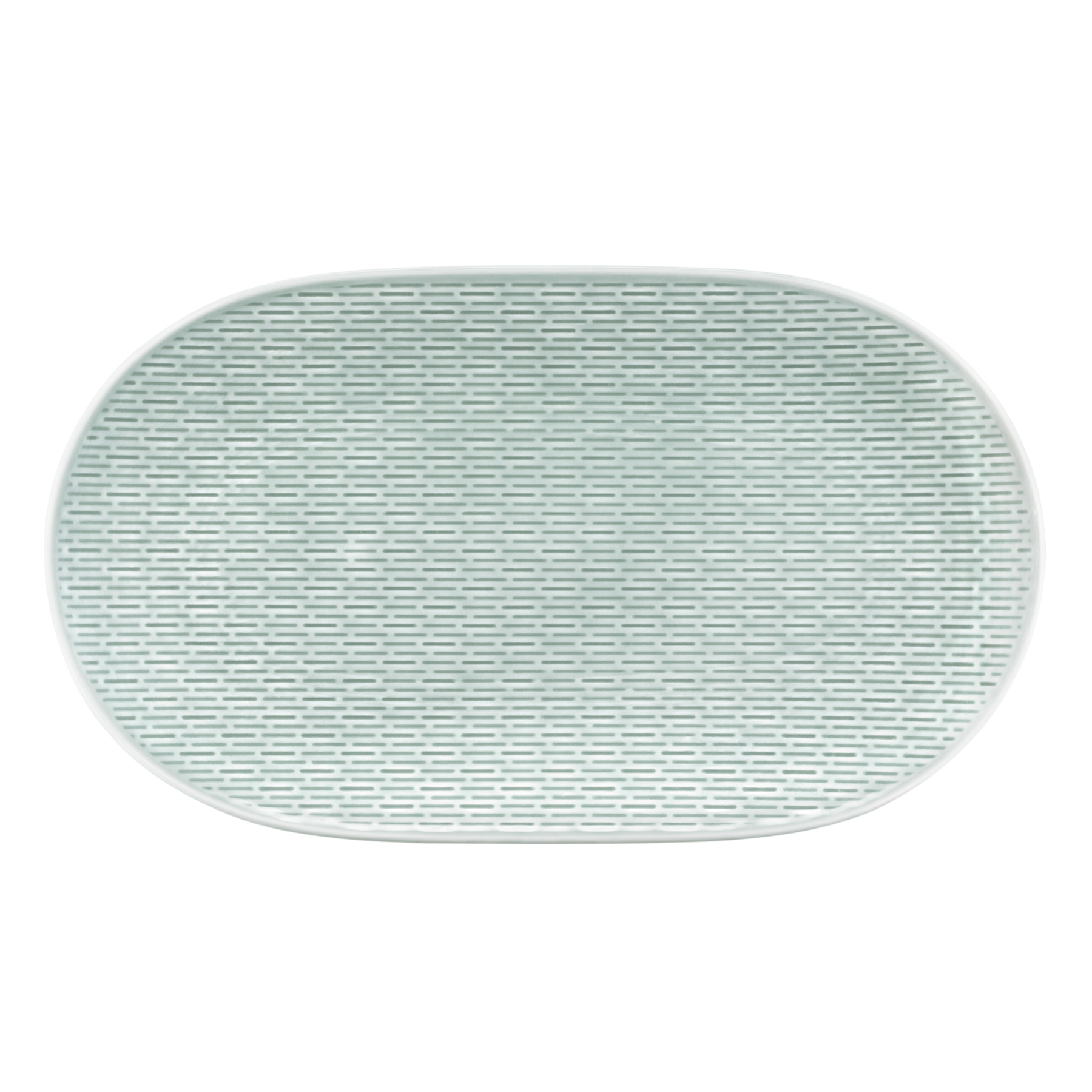 Bauscher, Scope : Glow Sea - Platte oval coup, relief, 37,3 x 22,2 cm