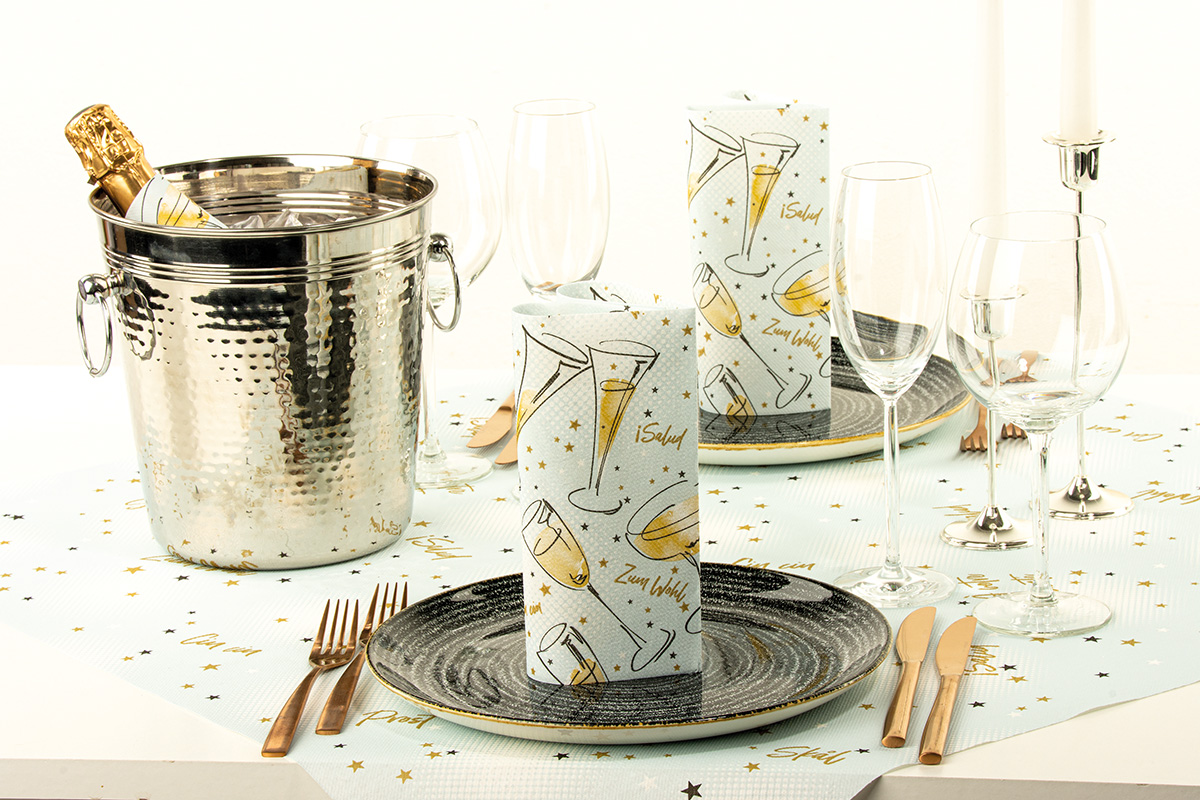 Servietten - Sylvestermotiv CHEERS Tissue