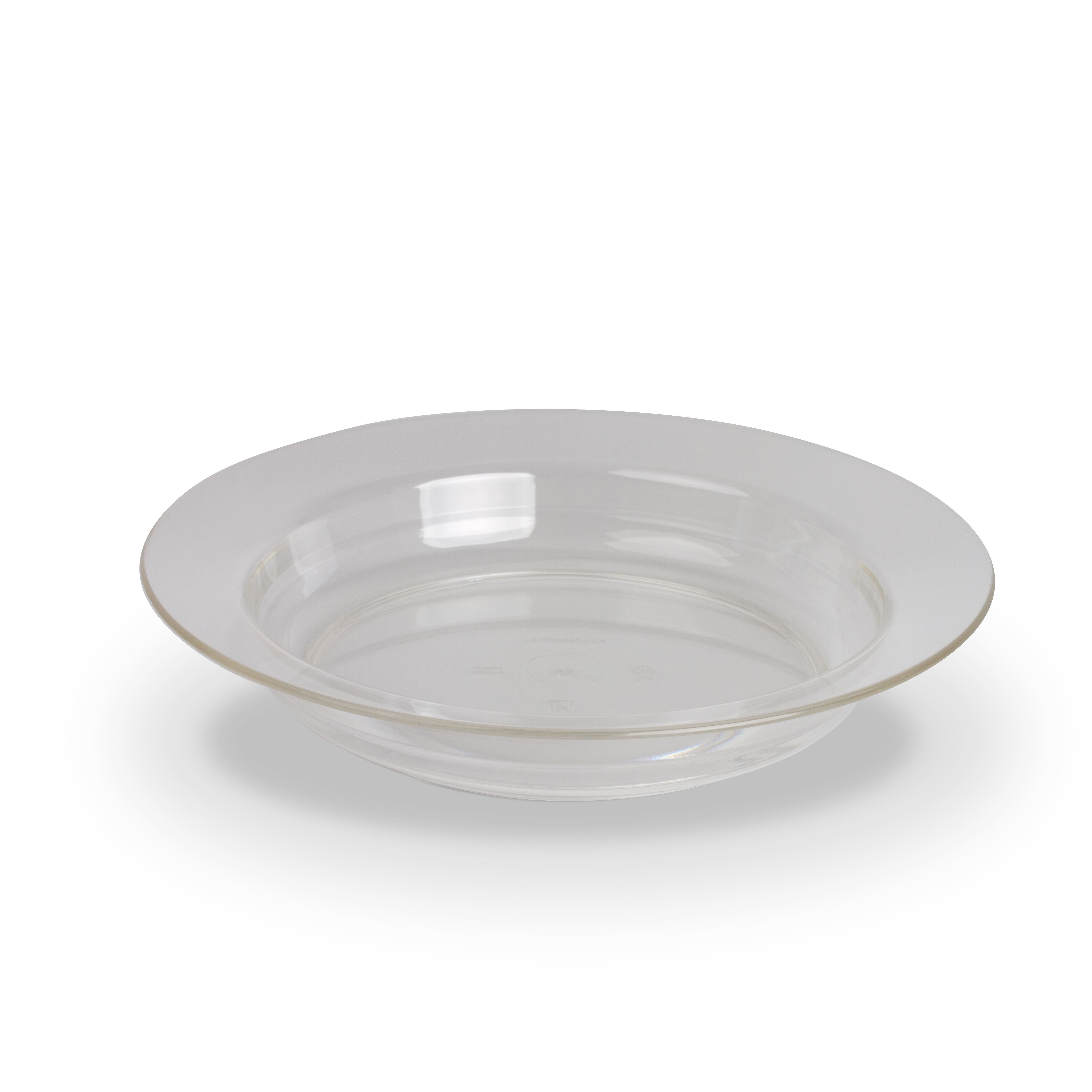 Teller tief PC, uni, transparent, D: 19 cm/ 0,35 ltr.