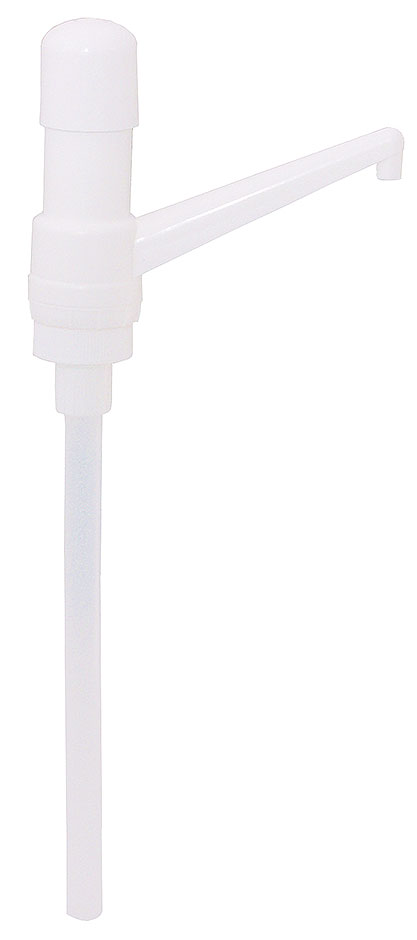 Pumpaufsatz starr, weiß, 30 ml Portion, L: 17 cm, D: 0,07 cm