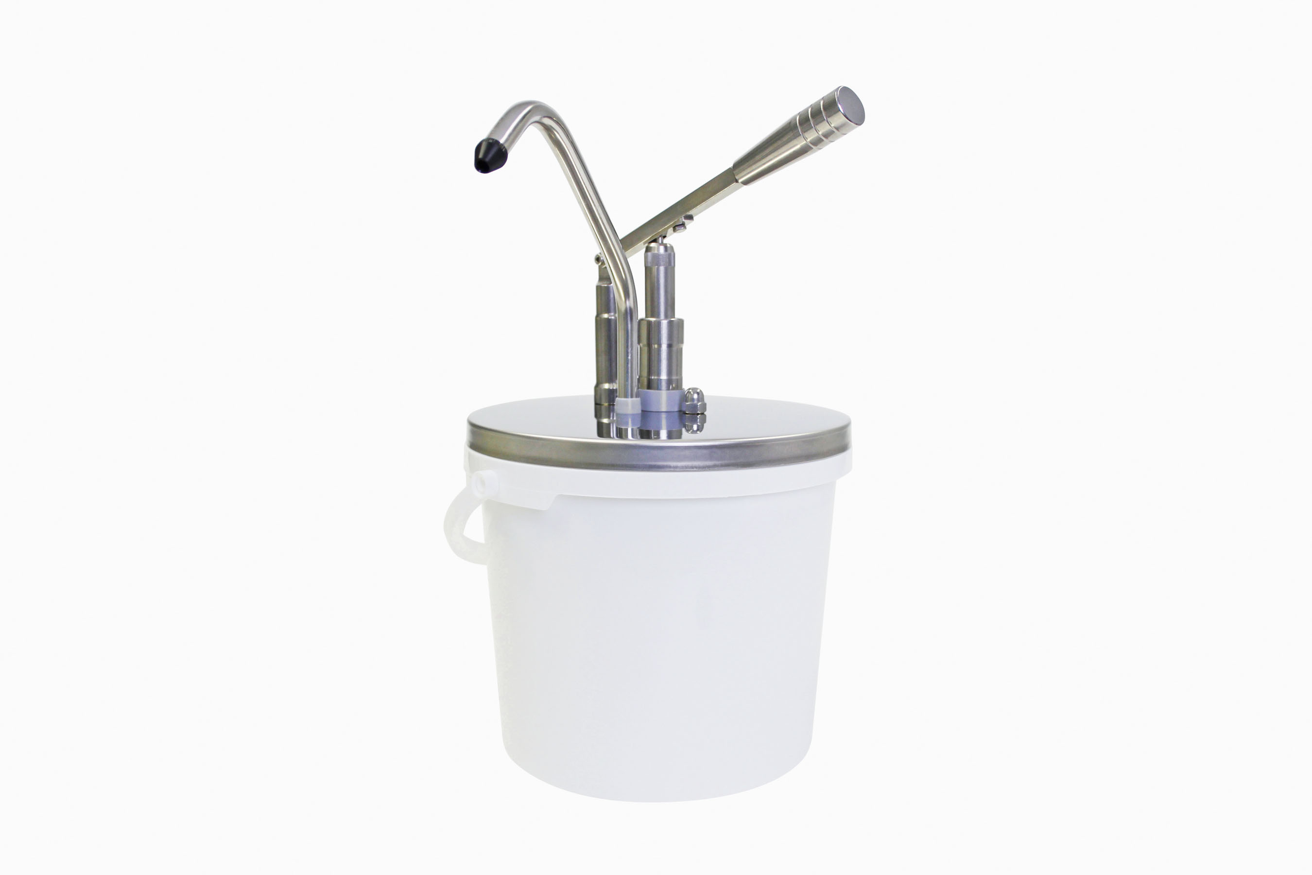 Dosierspender 40 ml mit Hebel inkl. Eimer 5 ltr., D: 220 mm, H: 380 mm