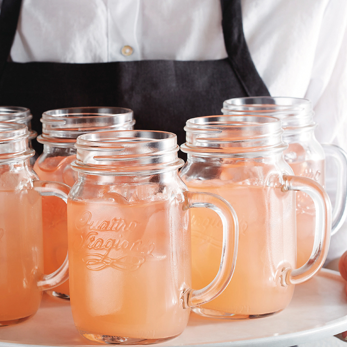 Bockbecher m. Schraubdeckel Quattro Stagioni, Inhalt: 415 ml, D: 77,7/ 115 mm, H: 136 mm