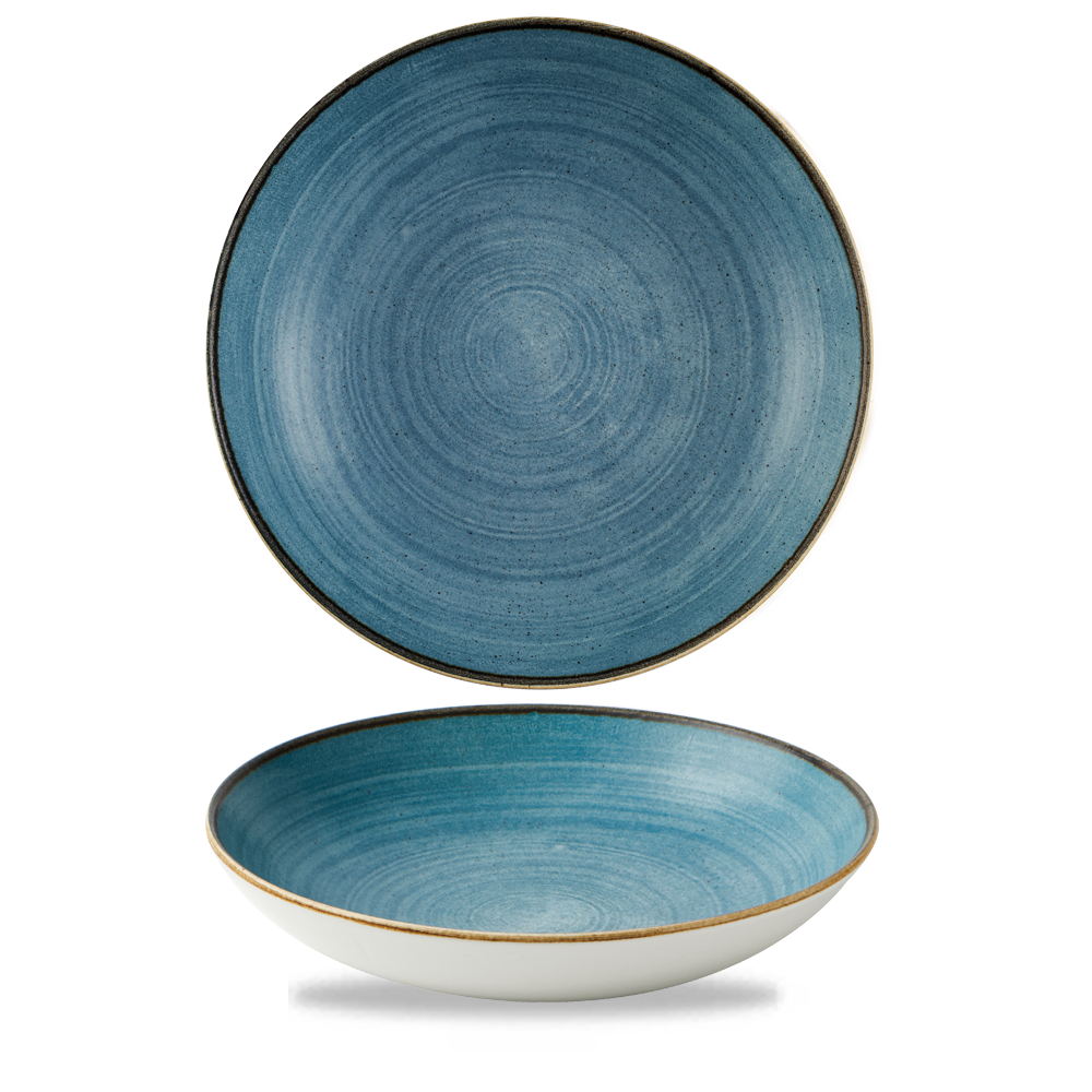 Churchill, Stonecast Raw : Teal Vellum - Teller tief Coup, 24,8 cm/ 1,11 ltr.