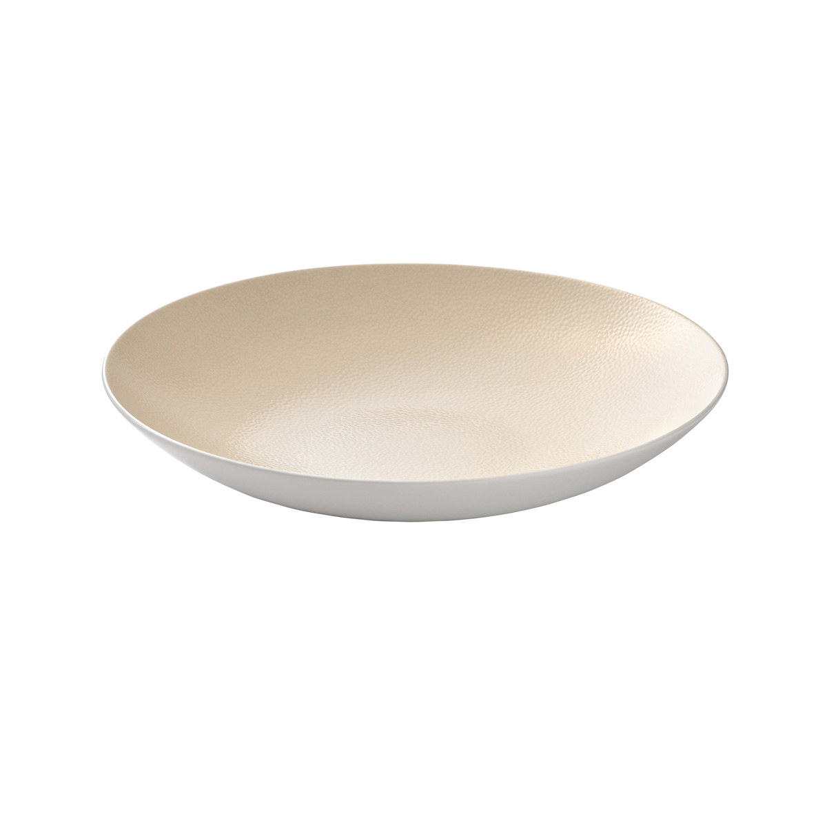 Bauscher, Purity : 425782 Pearls Champagne - Teller tief Coup, bonewhite, 24 cm/ 0,95 ltr.