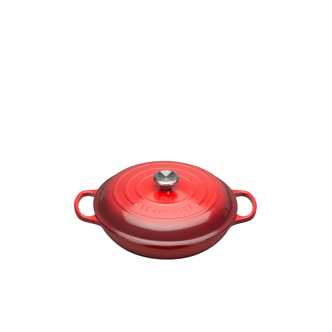 Le Creuset, Gusseisen - Gourmet-Profitopf Signature, 30 cm/ 3,5 ltr., Fb. Kirschrot