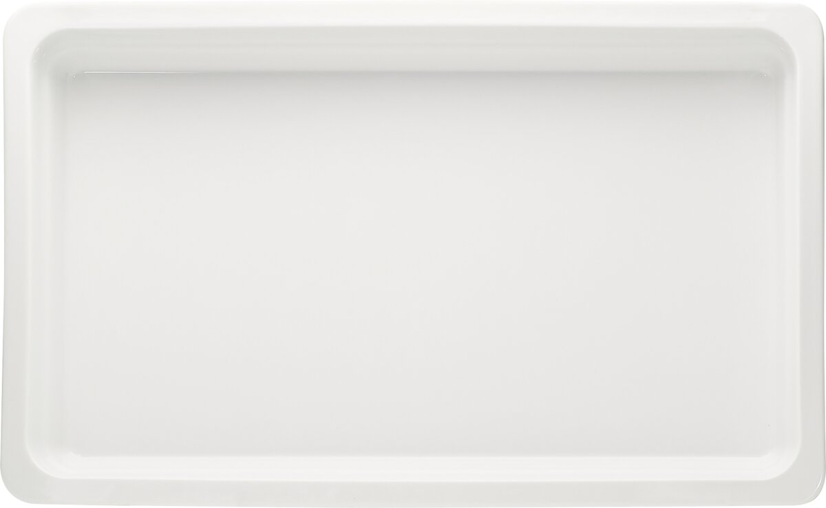 Bauscher, GN Function : Gastronorm-Schale 1/1, uni, weiss, T: 65 mm, I: 7.30 ltr.