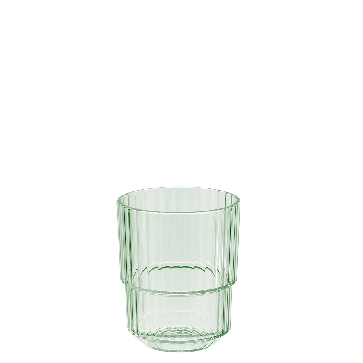 Trinkbecher Linea, Tritan, D: 6,5 cm, H: 8 cm, I: 150 ml, Farbe: light green