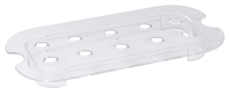 GN 1/4 Einlegeboden gelocht, Polycarbonat, 20,5 x 10 x 2 cm