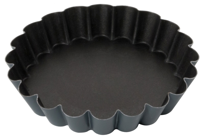 Antihaft-Tarteletteform, PFTE beschichtet, Stahl, D: 10 cm, H: 1,8 cm