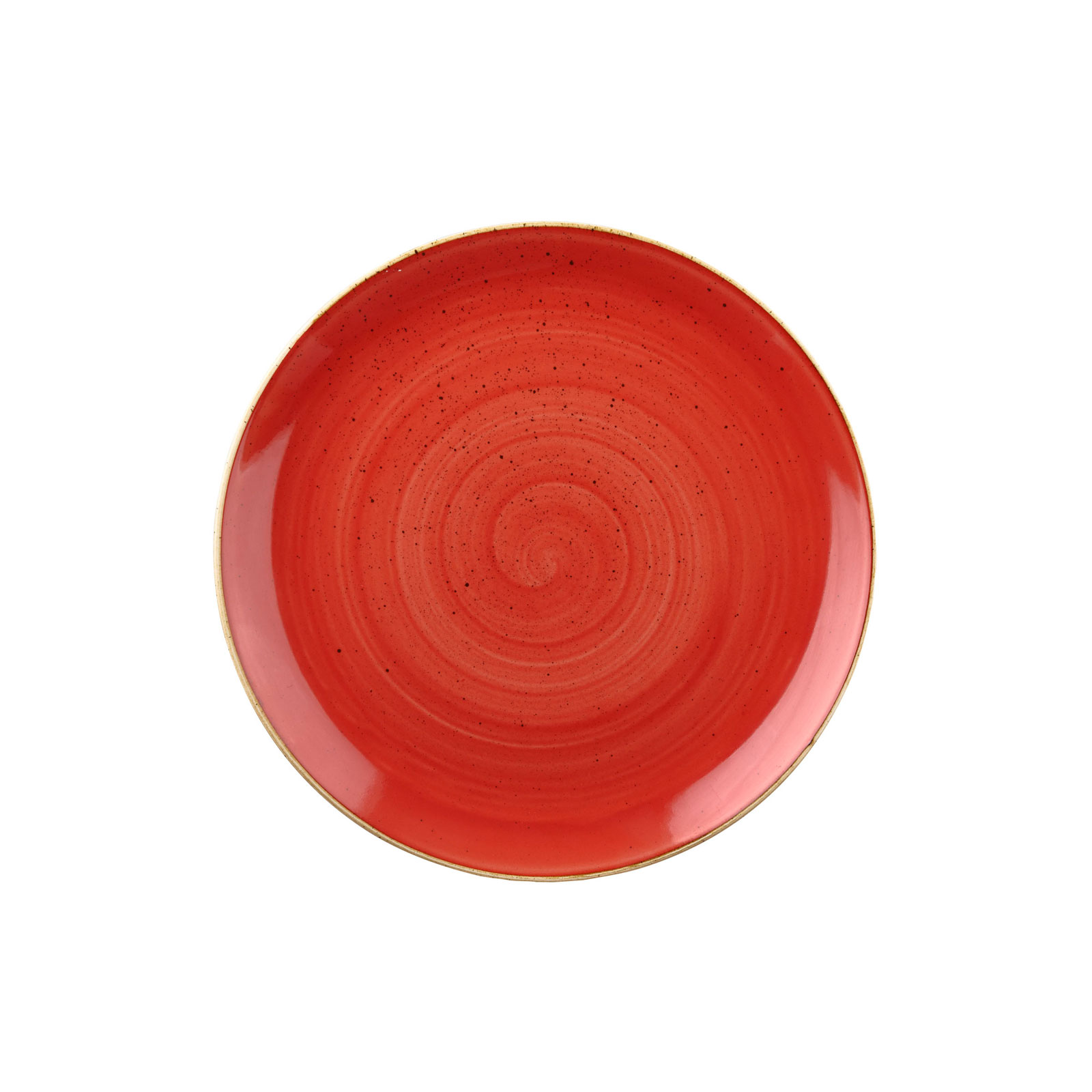 Churchill, Stonecast : Berry Red - Teller flach Coup, 21,7 cm