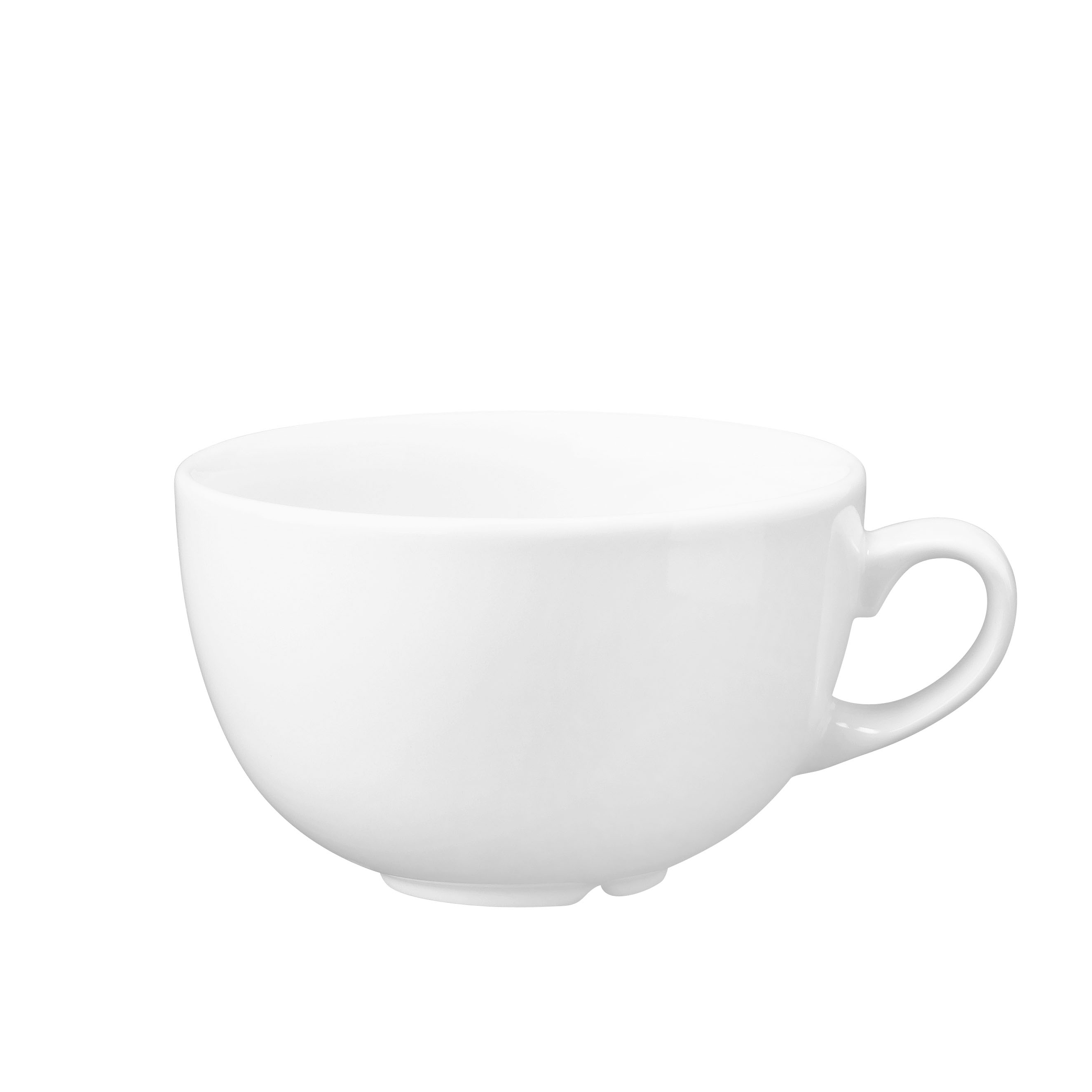 Churchill, Vellum : White Matt Glaze - Cappuccino-Obere, 11 x 6,5 cm/ 0,34 ltr.