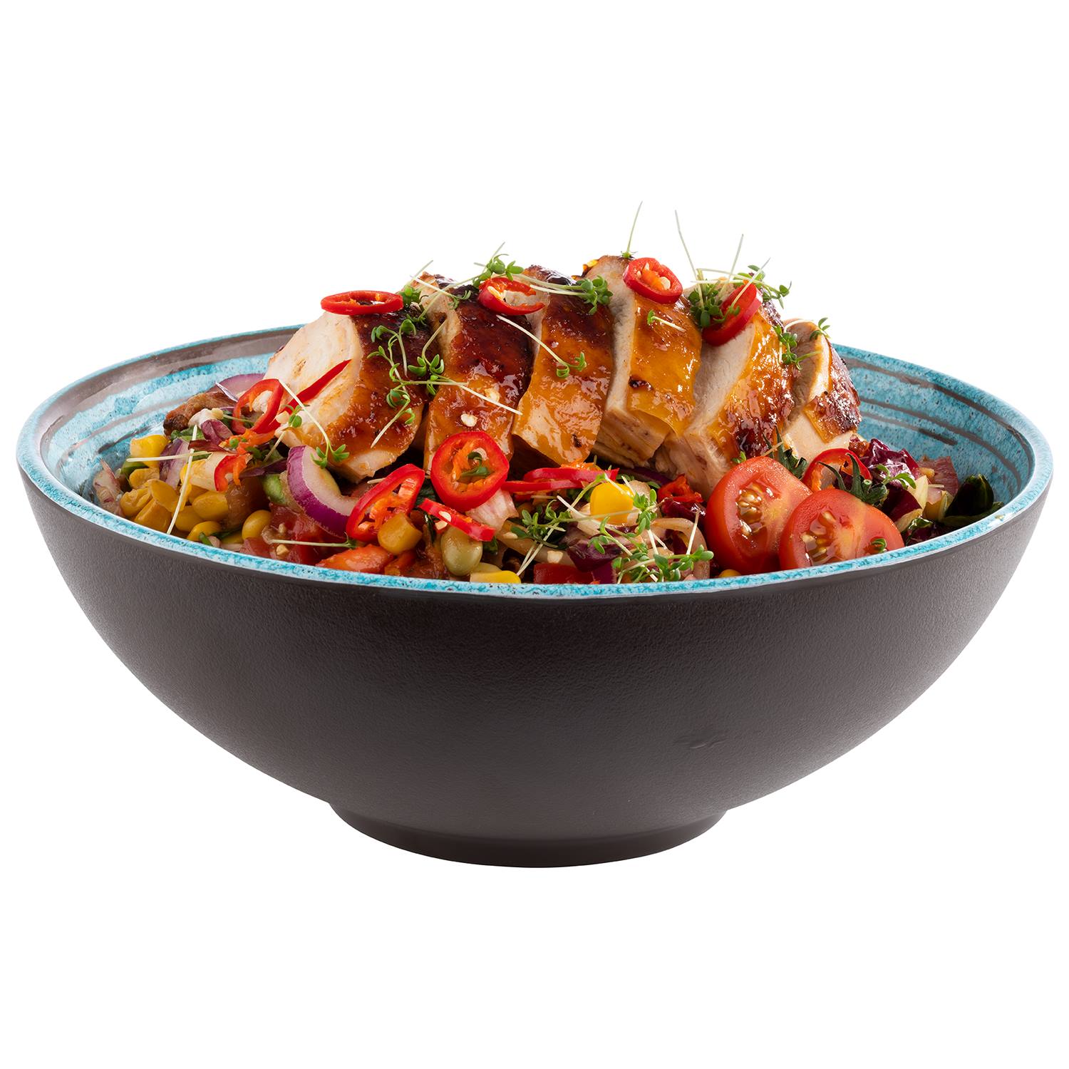 Schale CANCUN, Melamin, D: 24 cm, H: 9 cm